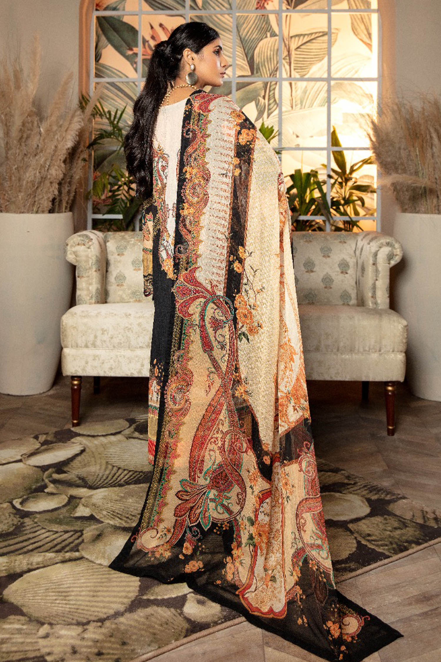 Mystic Delight - Exclusive Embroidered Lawn 3PC - Image 2