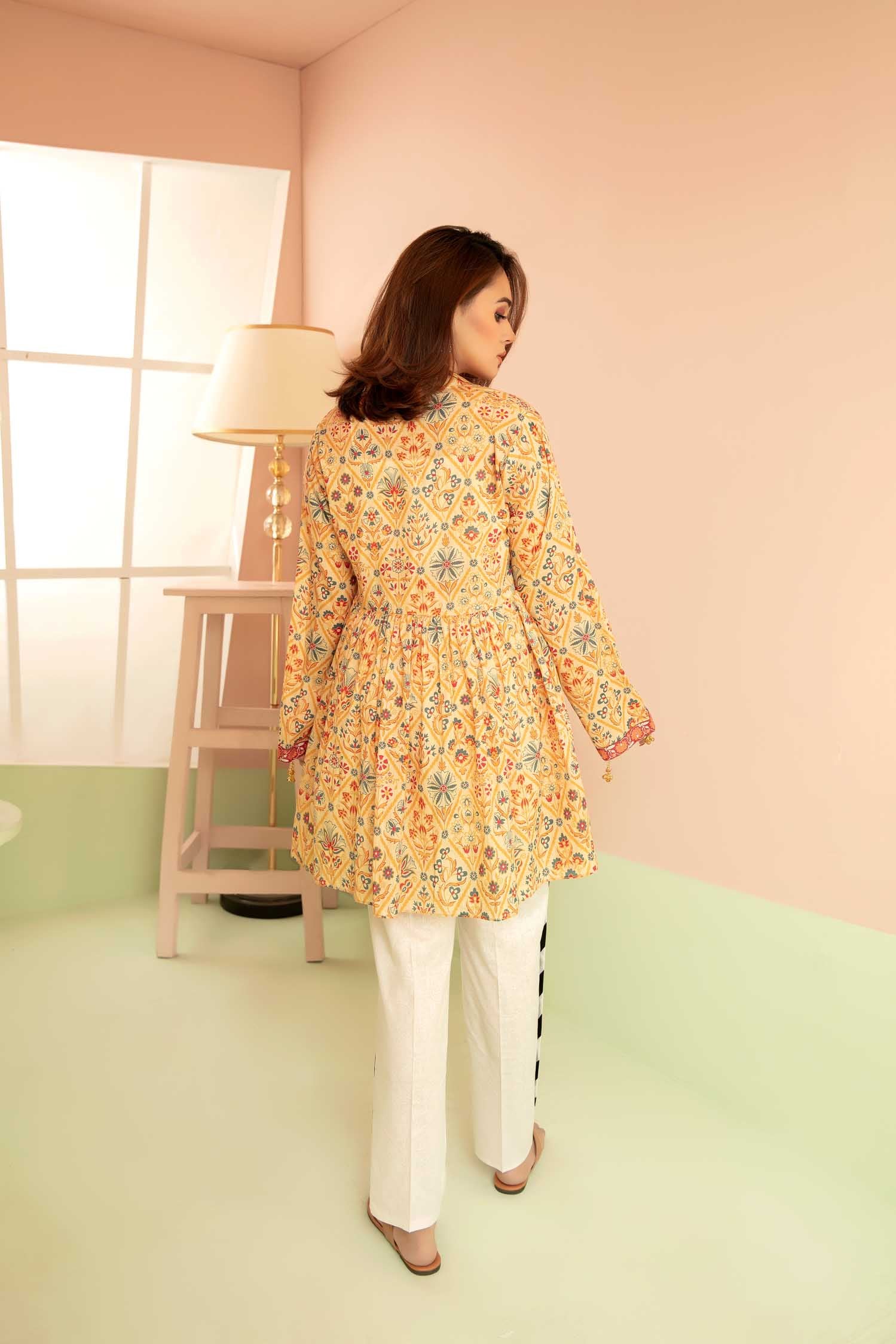 Neprin - Digital Printed Stitched Lawn Kurti - Image 3