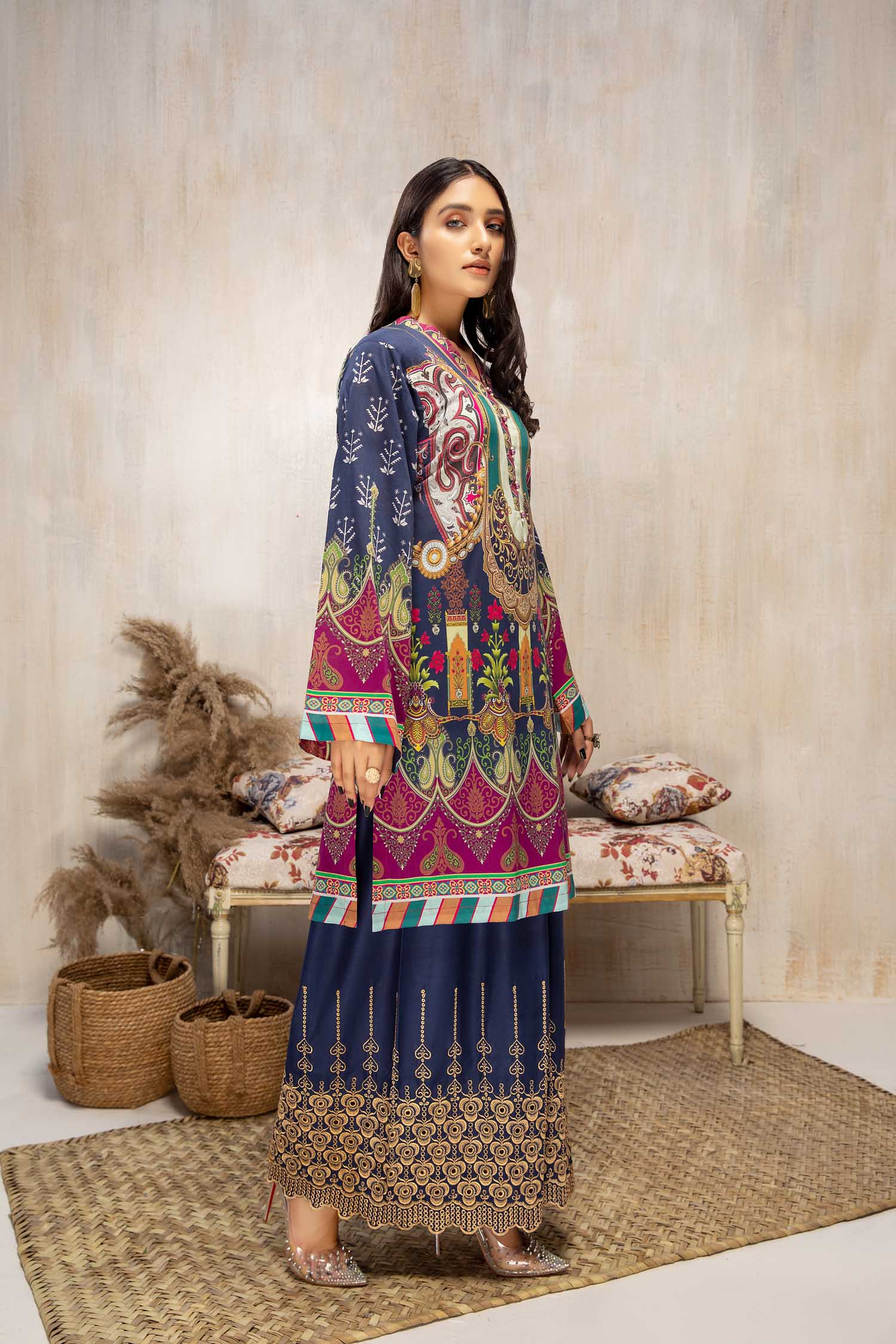 Nifty - Digital Printed Lawn 2 piece - Image 2