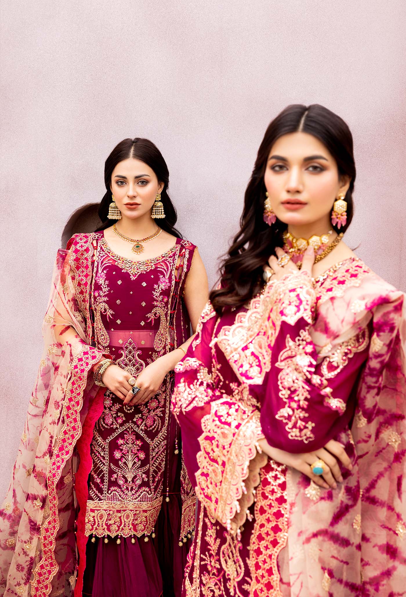 Nou Bahaar - Luxury Embroidered Chiffon - Image 2