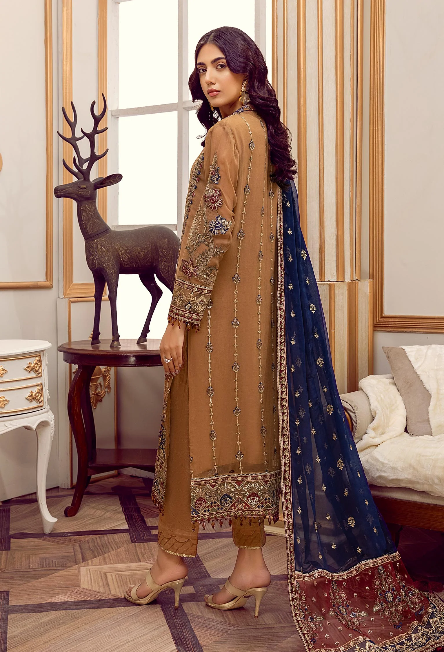 Ochre Treasure Stitched - Image 2