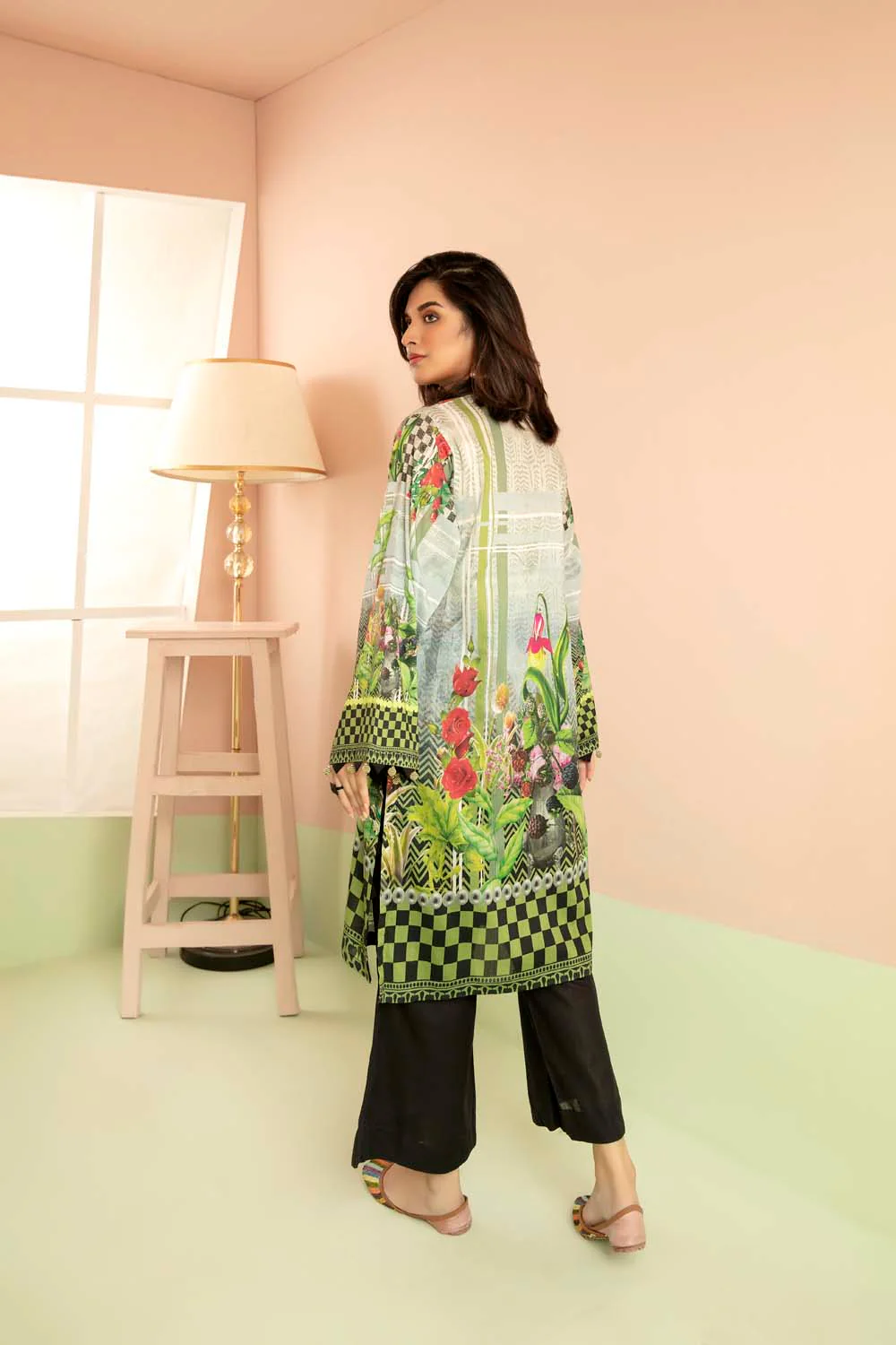 Opal - Printed Stitch Kurti - Image 3