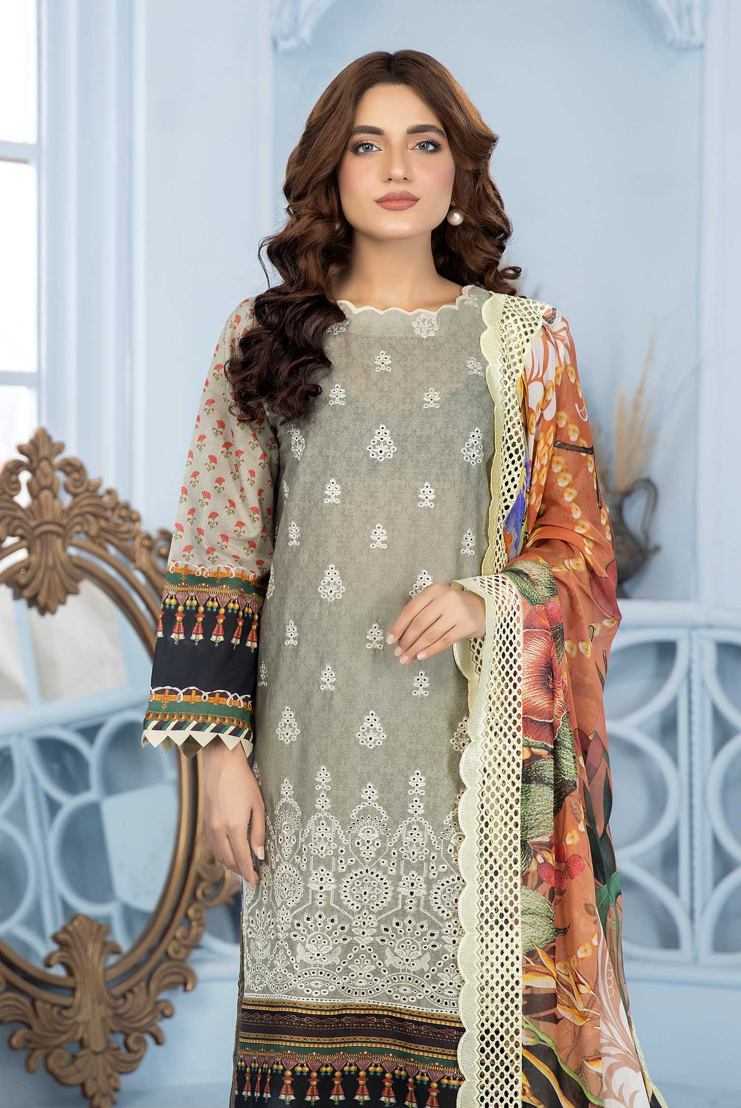 Pale Oyster - Exclusive Lawn Pret - Image 3