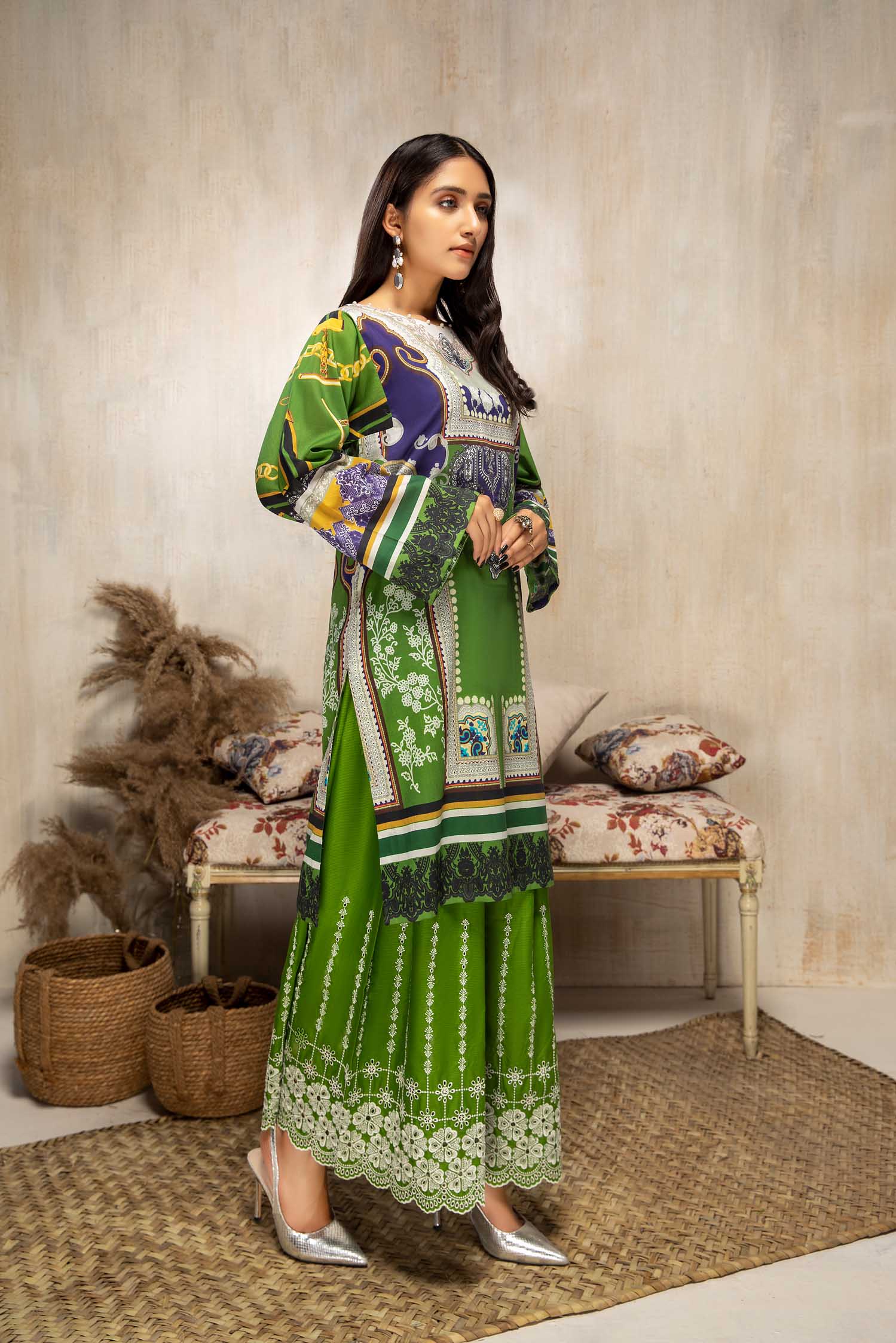 Pear - Digital Printed Lawn 2 piece - Image 2