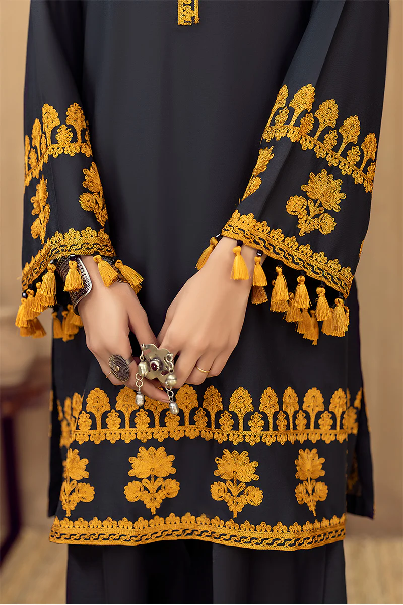 Pebble - Stitched Embroidered Lawn 2PC - Image 3