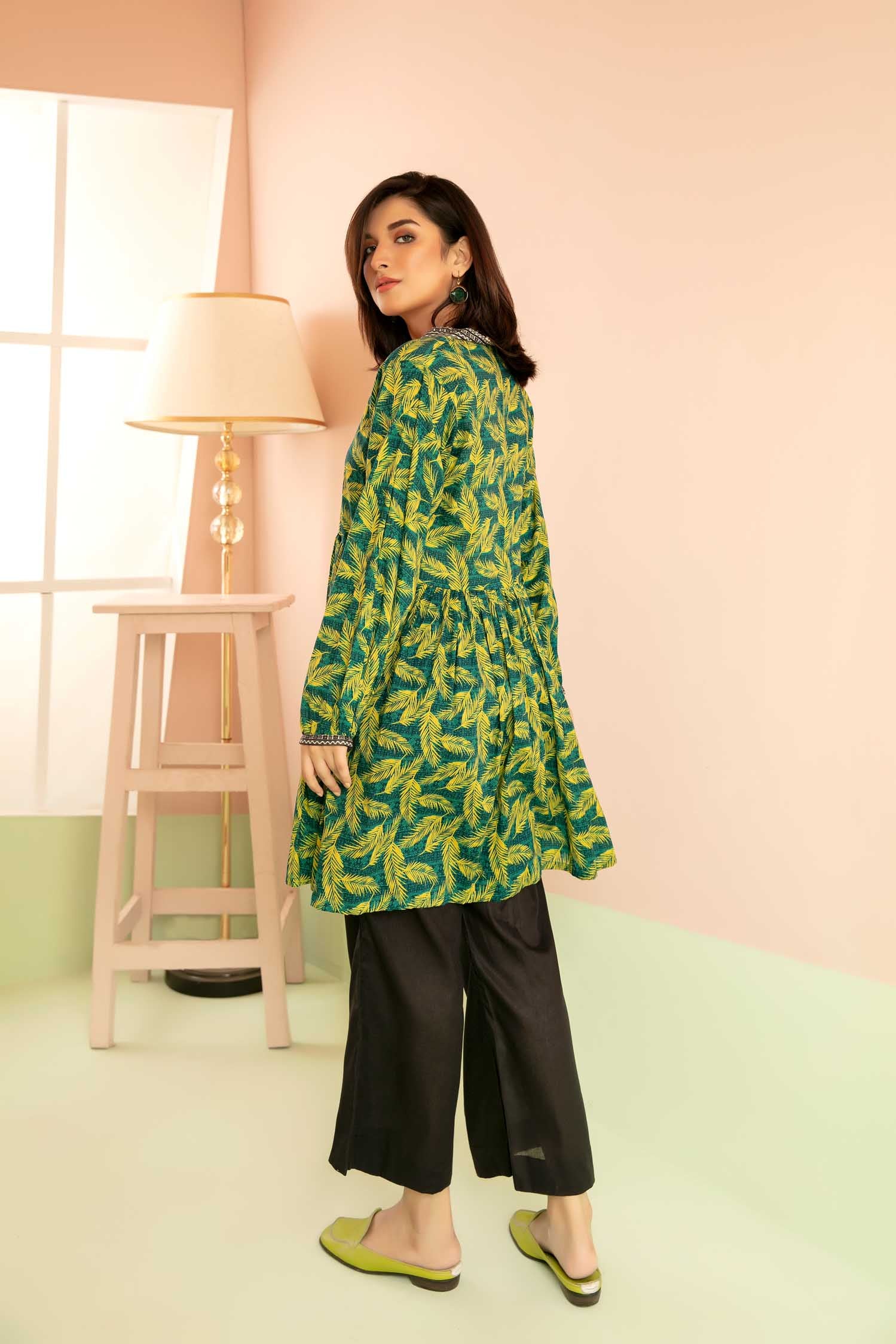 Petite - Digital Printed Stitched Lawn Kurti - Image 2