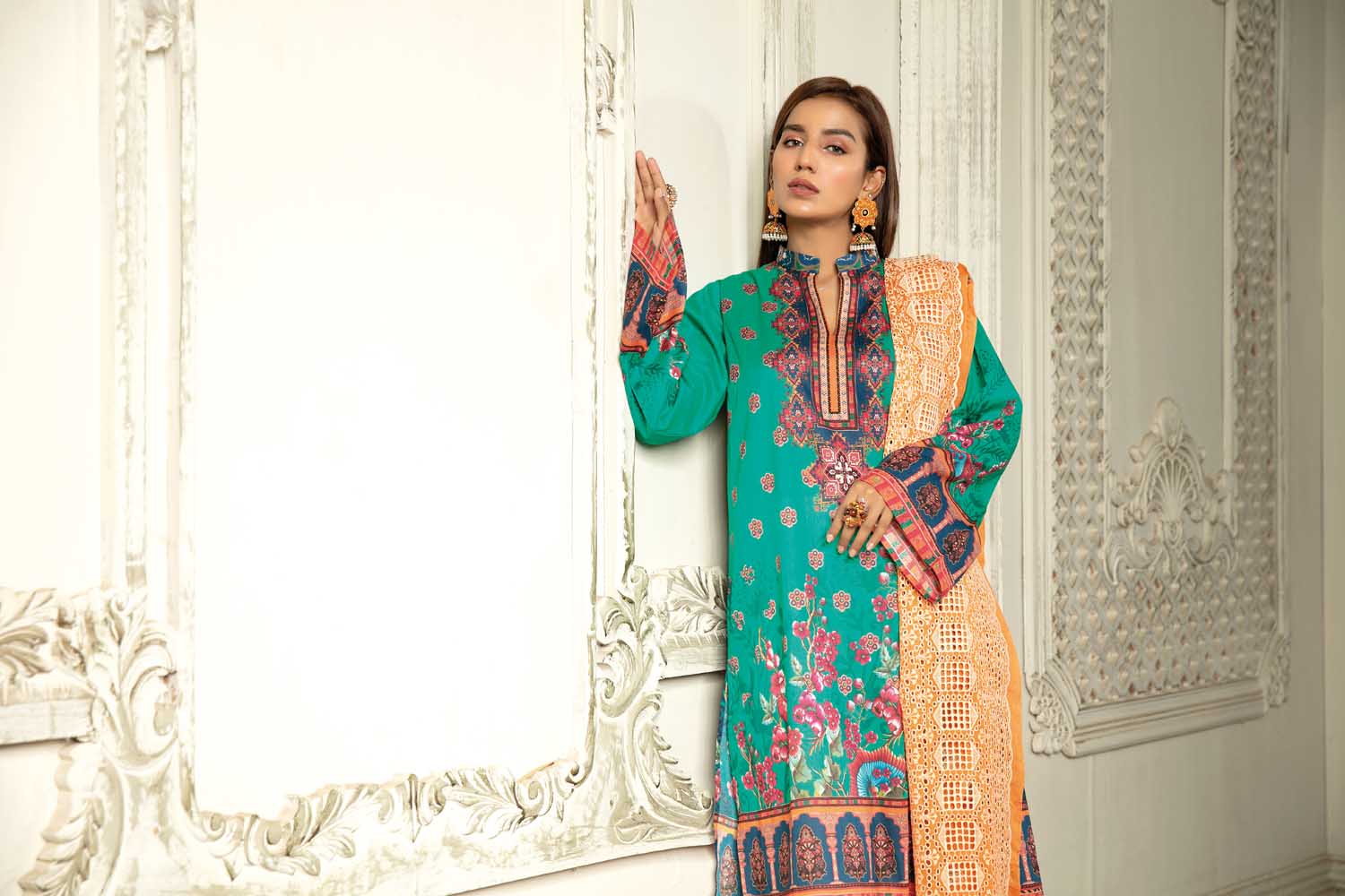 Phantum - Digital Printed & Embroidered Lawn 3PC - Image 3