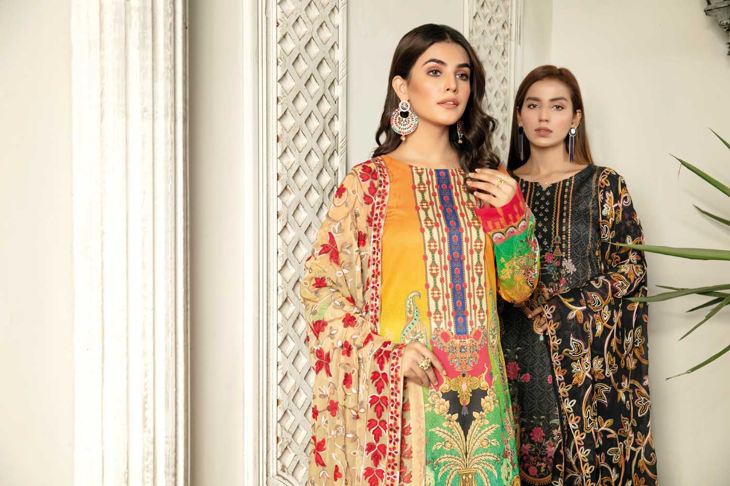 Philip Glow - Digital Printed & Embroidered Lawn 3PC - Image 5