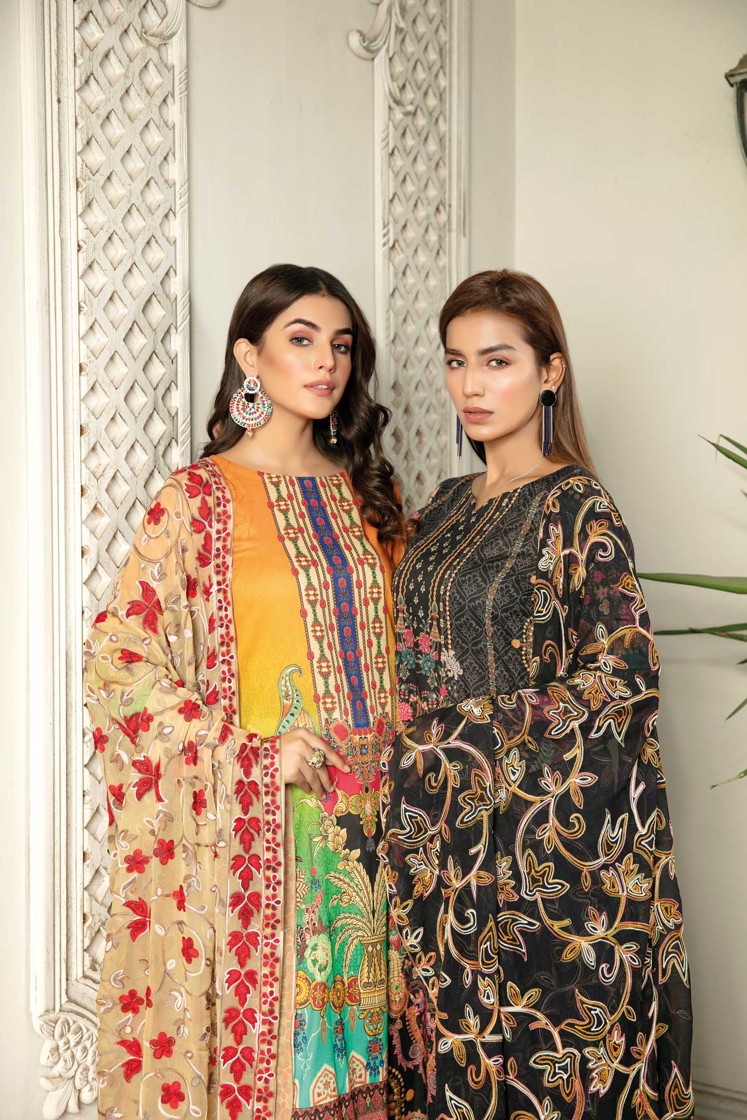 Philip Glow - Digital Printed & Embroidered Lawn 3PC - Image 6