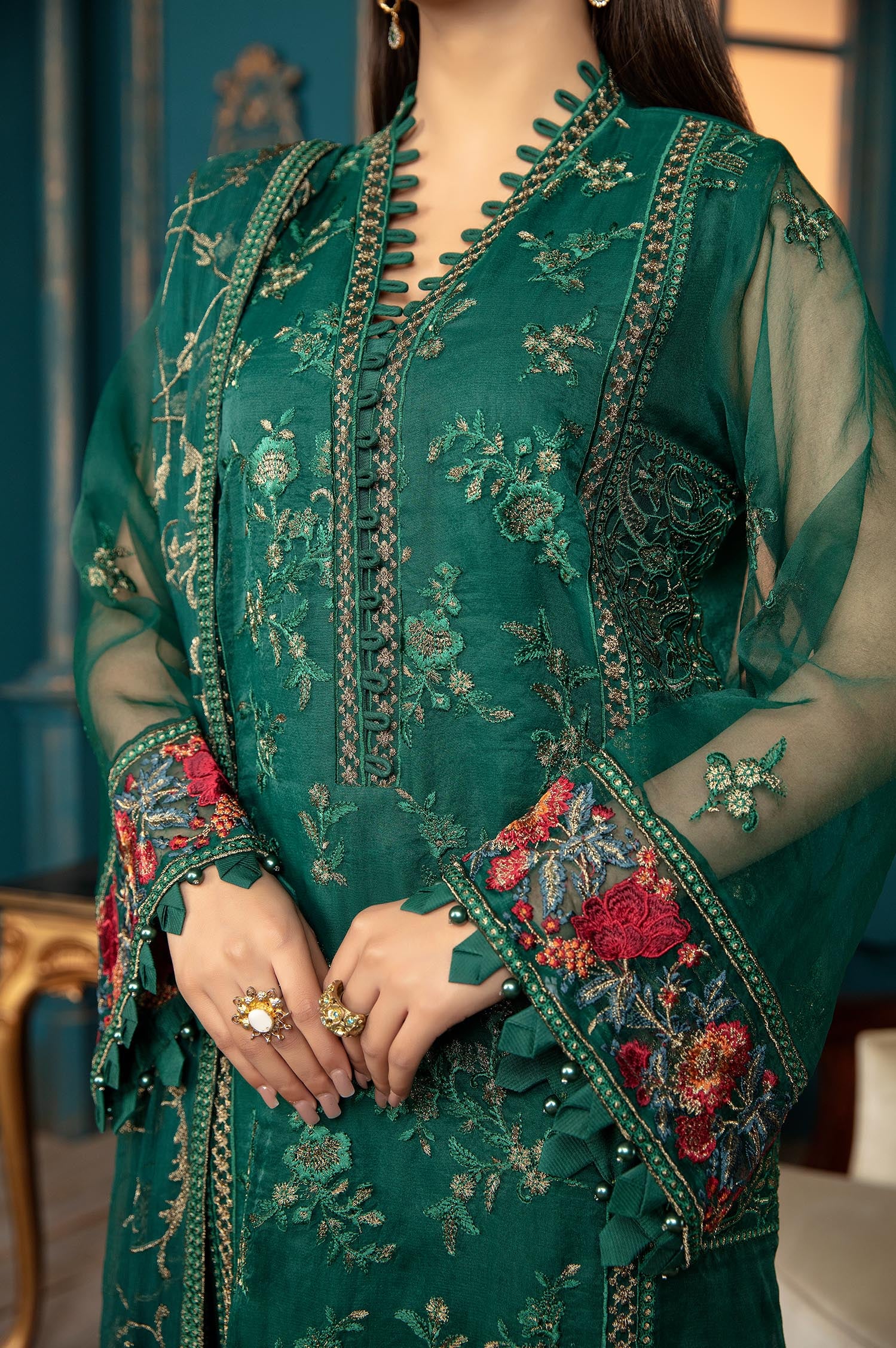 Pine Sage - Luxury Pret 4PC - Image 4