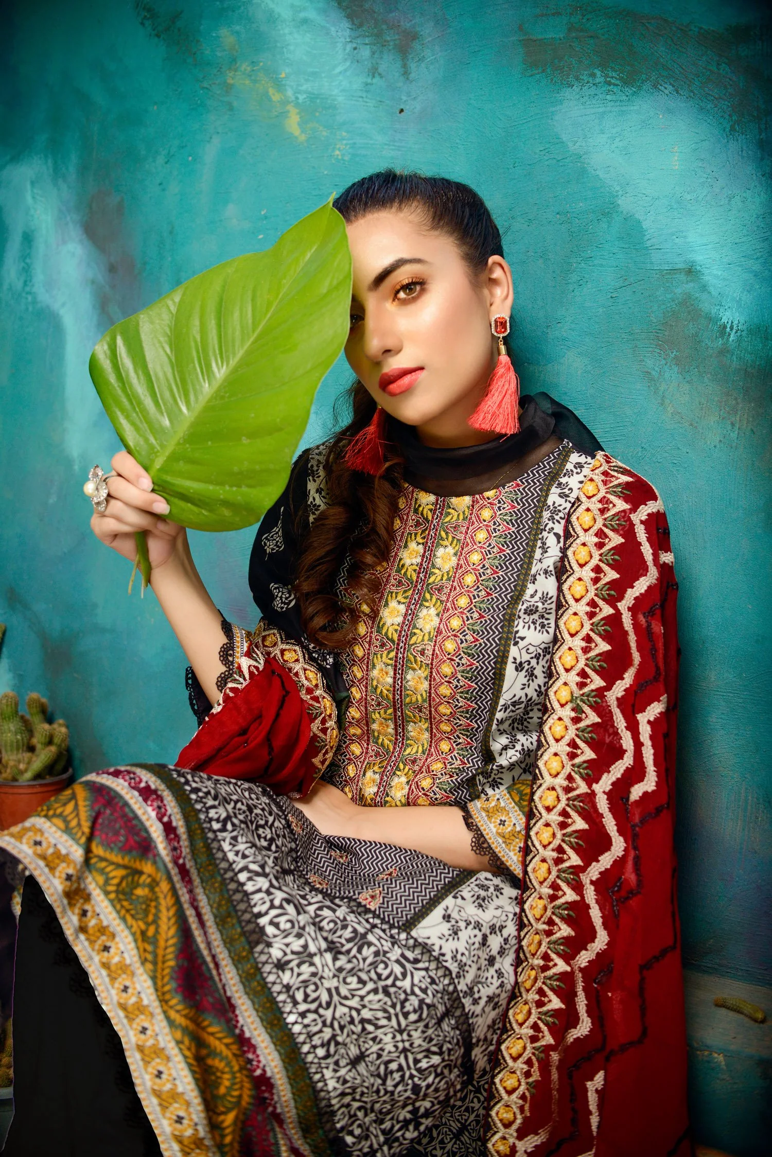 Pitch - Printed and Embroidered Lawn 3PC - Image 3