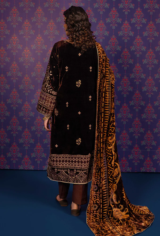 Plachi Embroidered Unstitched 5402 - Image 2