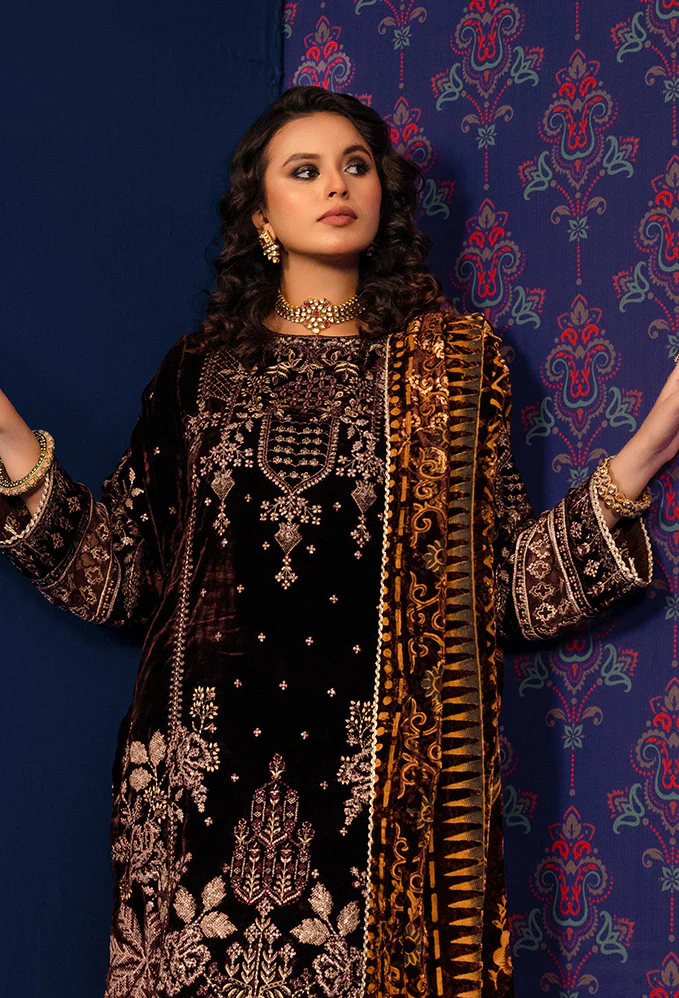 Plachi Embroidered Unstitched 5402 - Image 4
