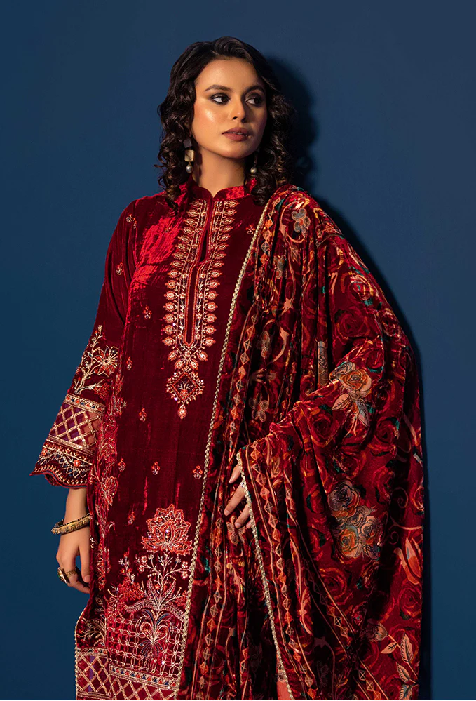 Plachi Embroidered Unstitched 5403 - Image 3