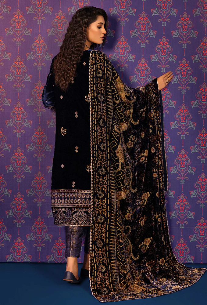 Plachi Embroidered Unstitched 5405 - Image 2