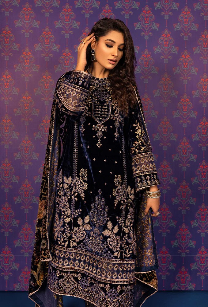 Plachi Embroidered Unstitched 5405 - Image 3