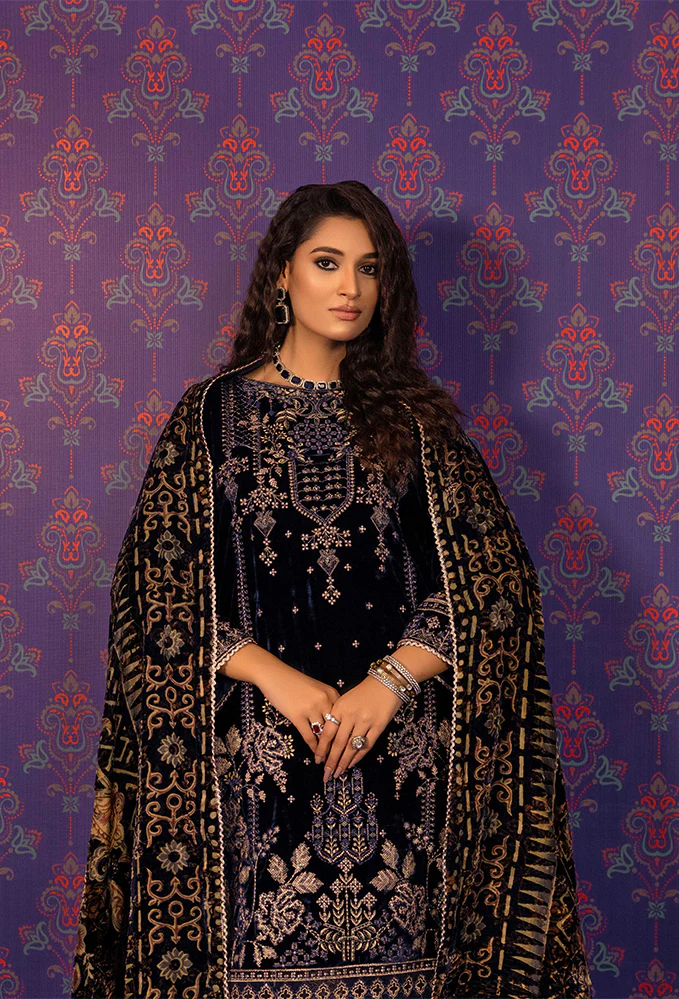 Plachi Embroidered Unstitched 5405 - Image 4