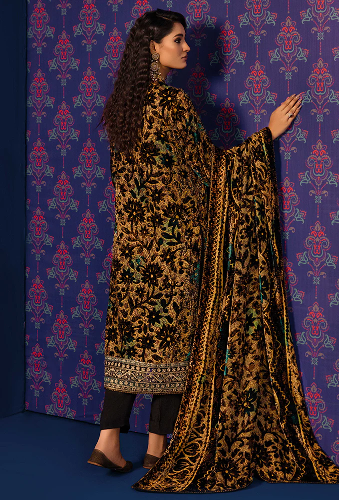 Plachi Embroidered Unstitched 5407 - Image 2