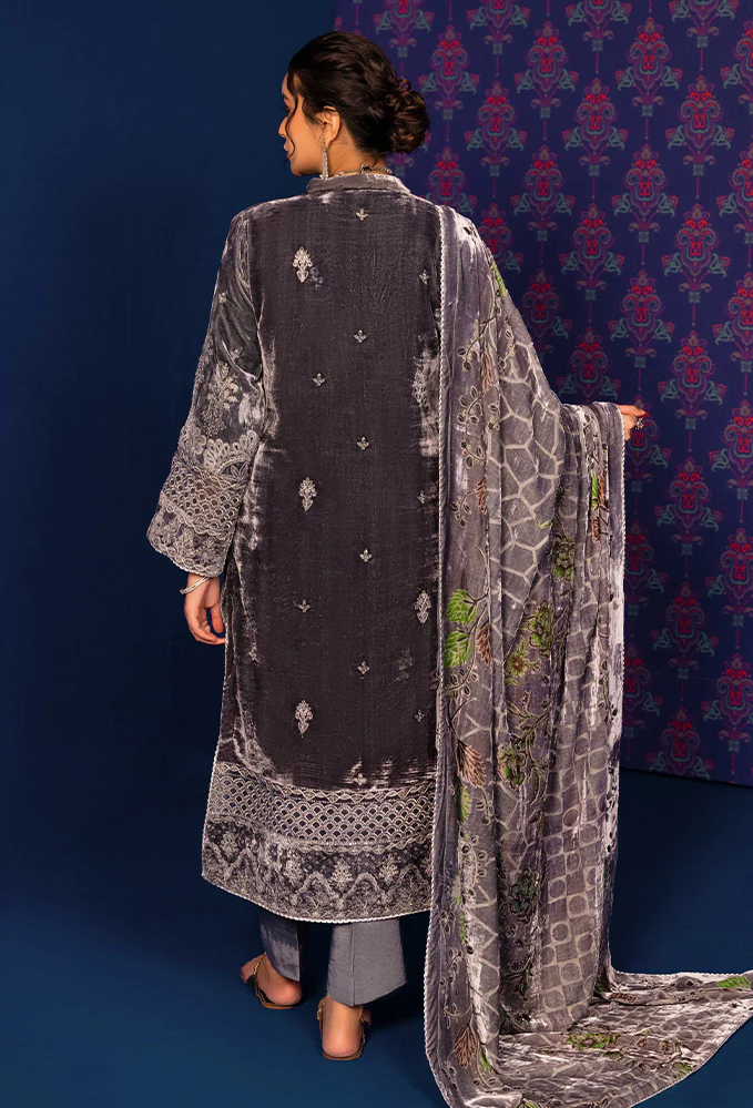 Plachi Embroidered Unstitched 5408 - Image 2