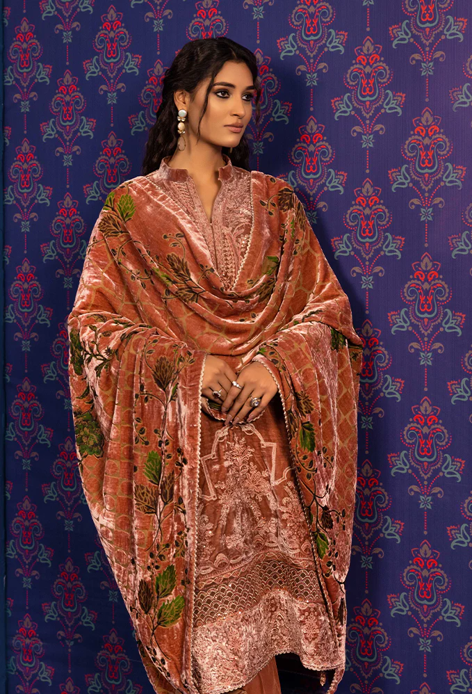 Plachi Embroidered Unstitched 5410 - Image 3