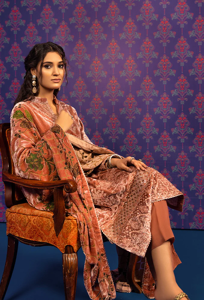 Plachi Embroidered Unstitched 5410 - Image 4