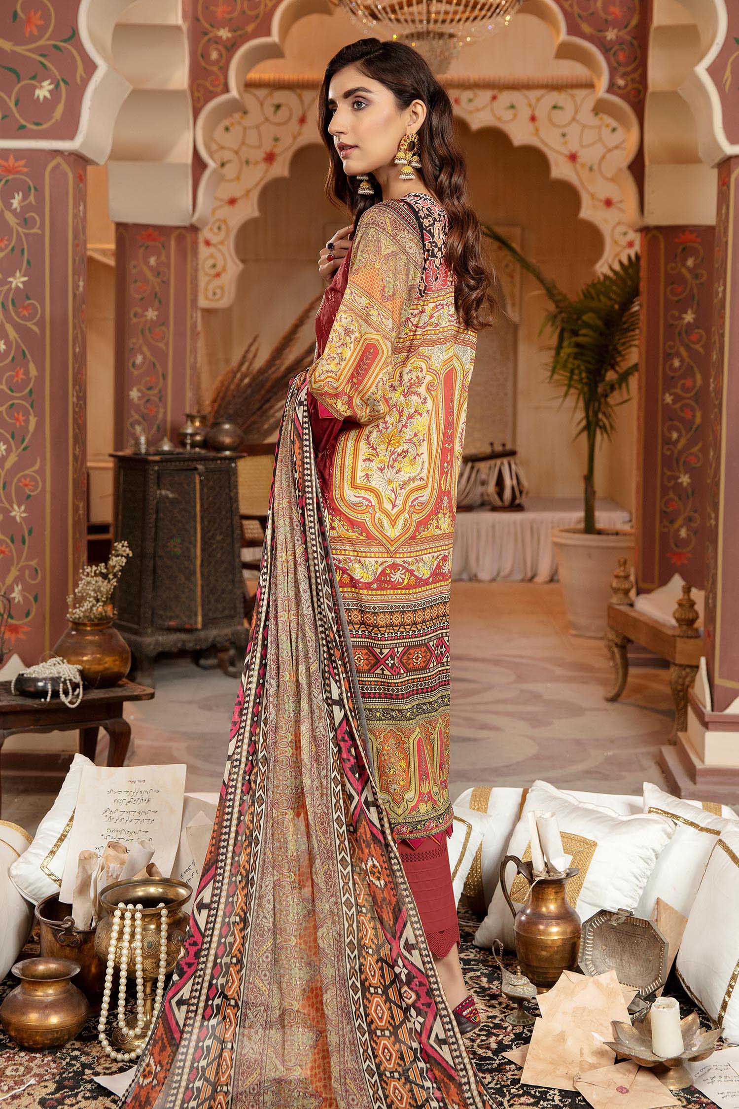Protea - Schiffli Embroidered Lawn 3PC - Image 2