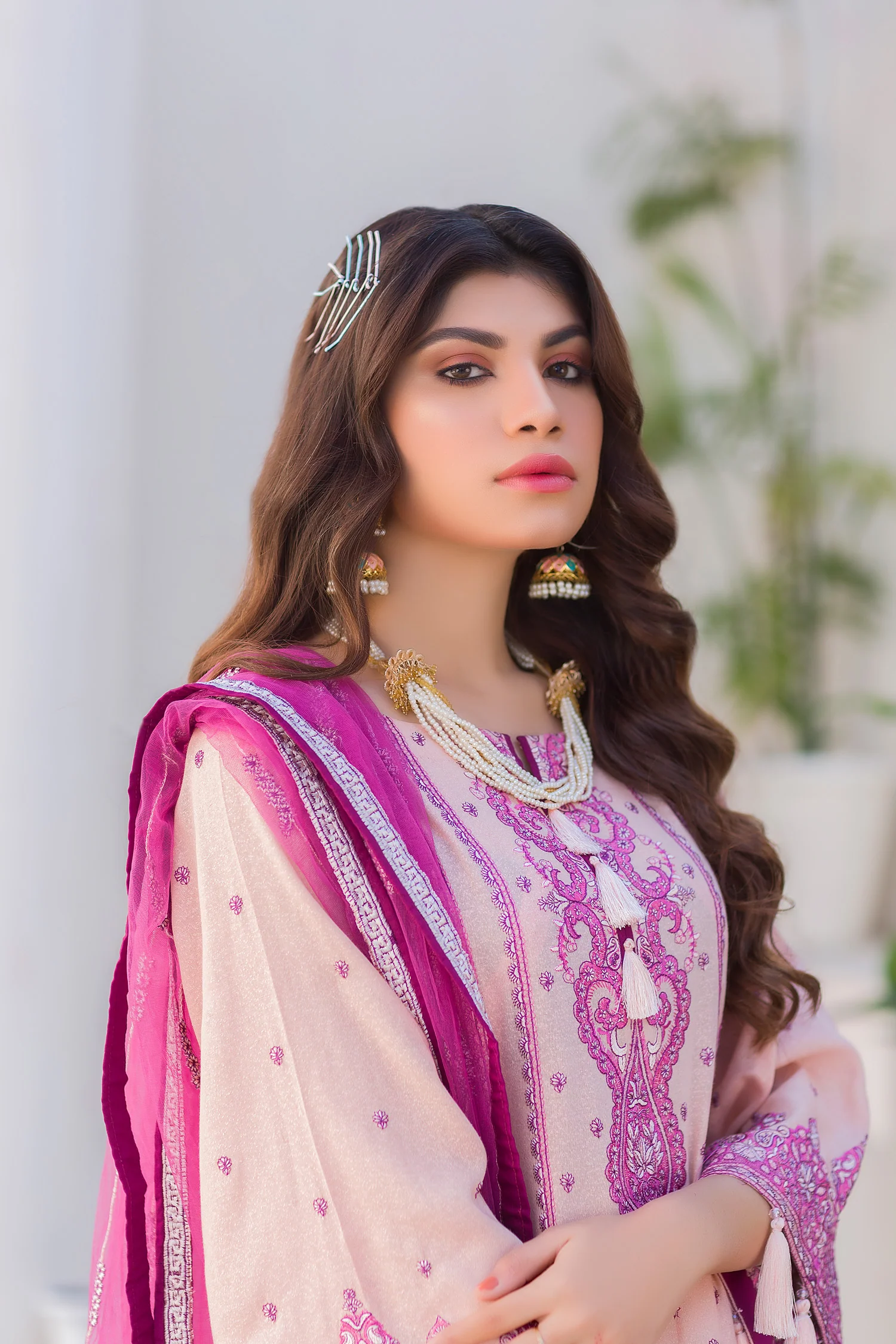 Prunella - Embroidered Lawn Karandi - Image 2