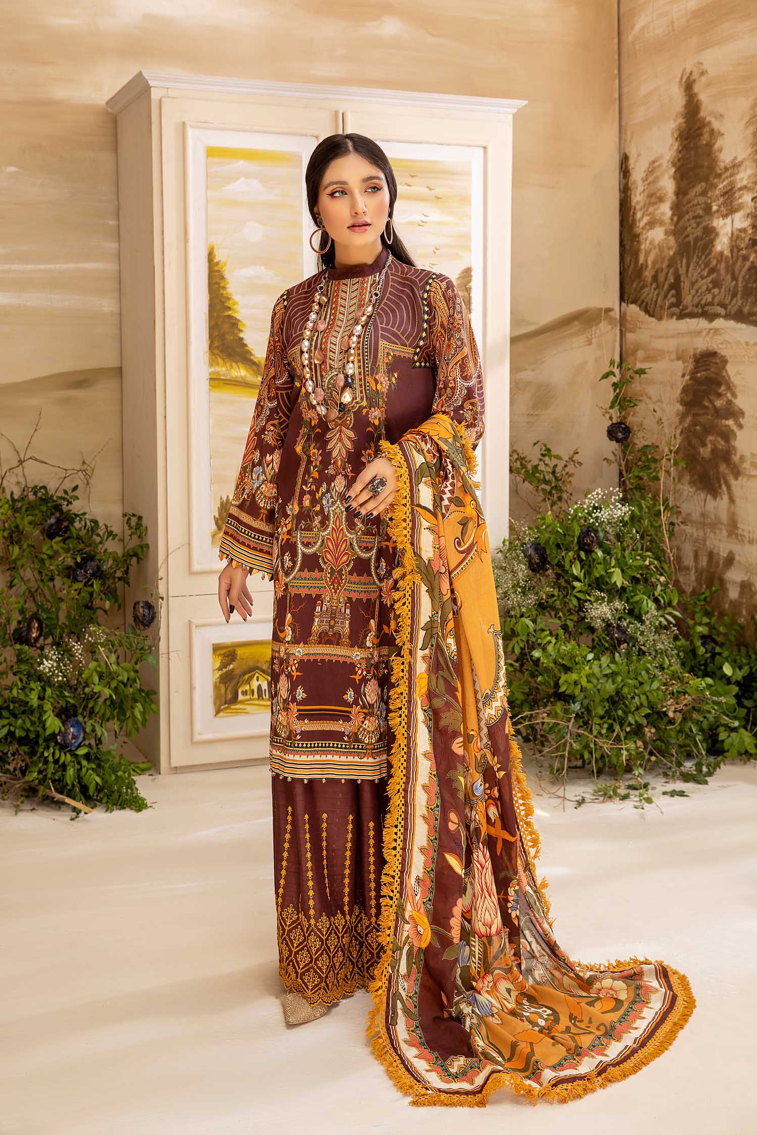 Quince - Digital Printed And Embroidered Lawn 3PC - Image 2