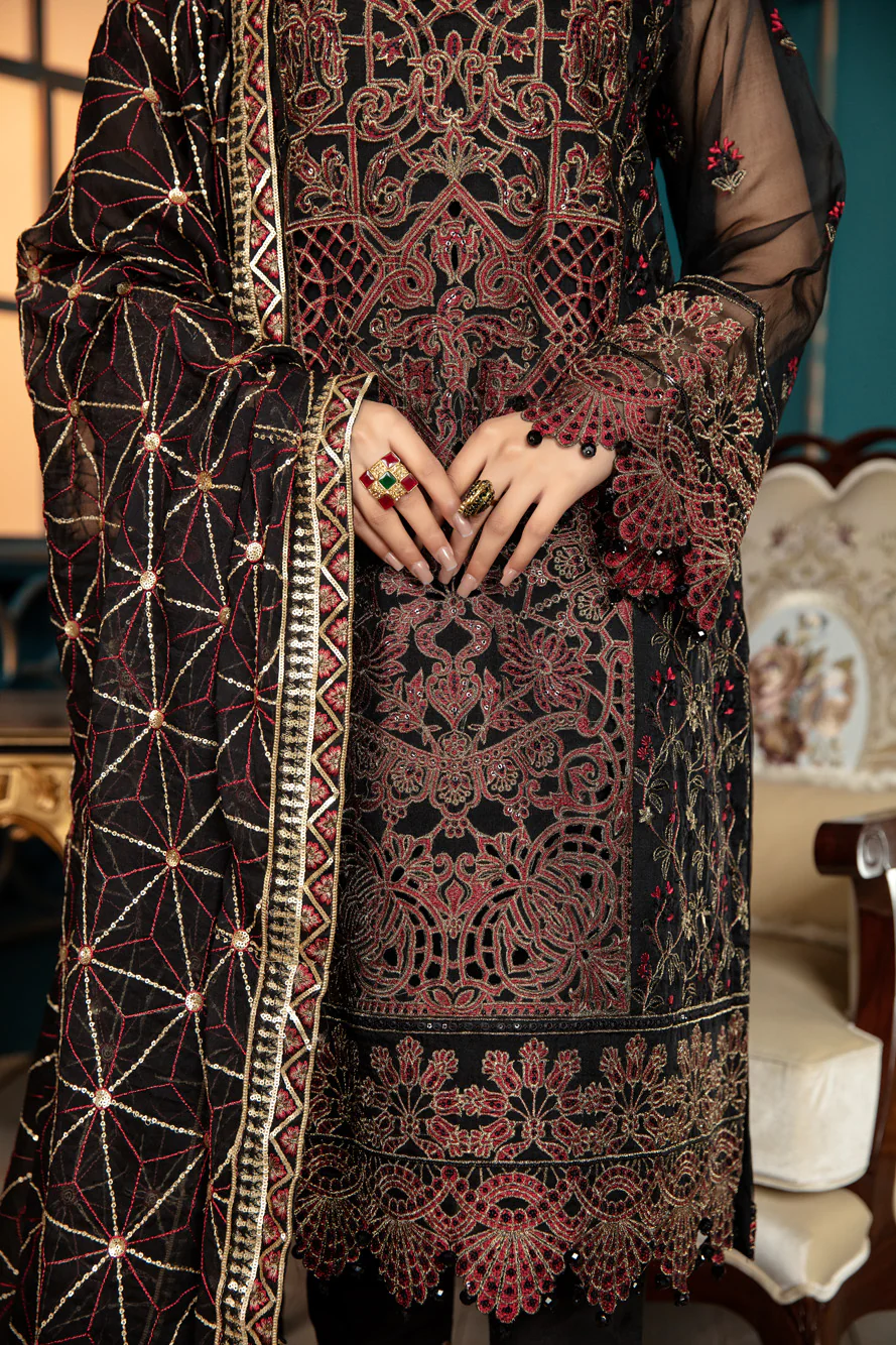 Raven Coal - Luxury Pret 4PC - Image 5