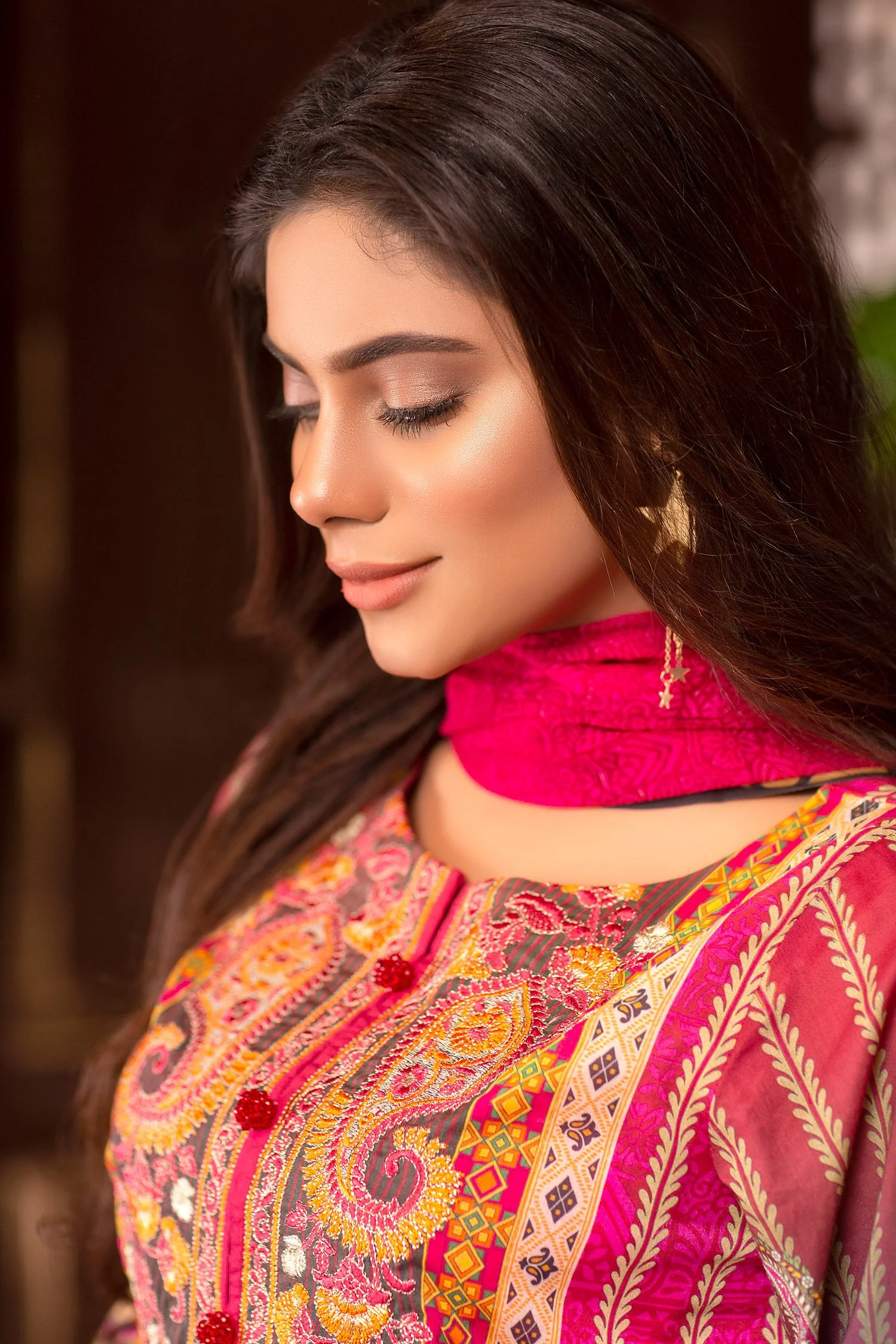 Rectory - Digital Printed & Embroidered Lawn Unstitch - Image 4
