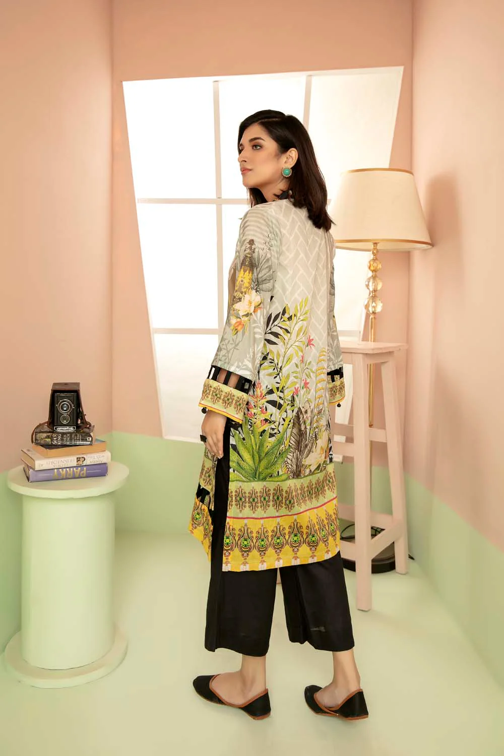 Remsin - Printed Stitch Kurti - Image 2