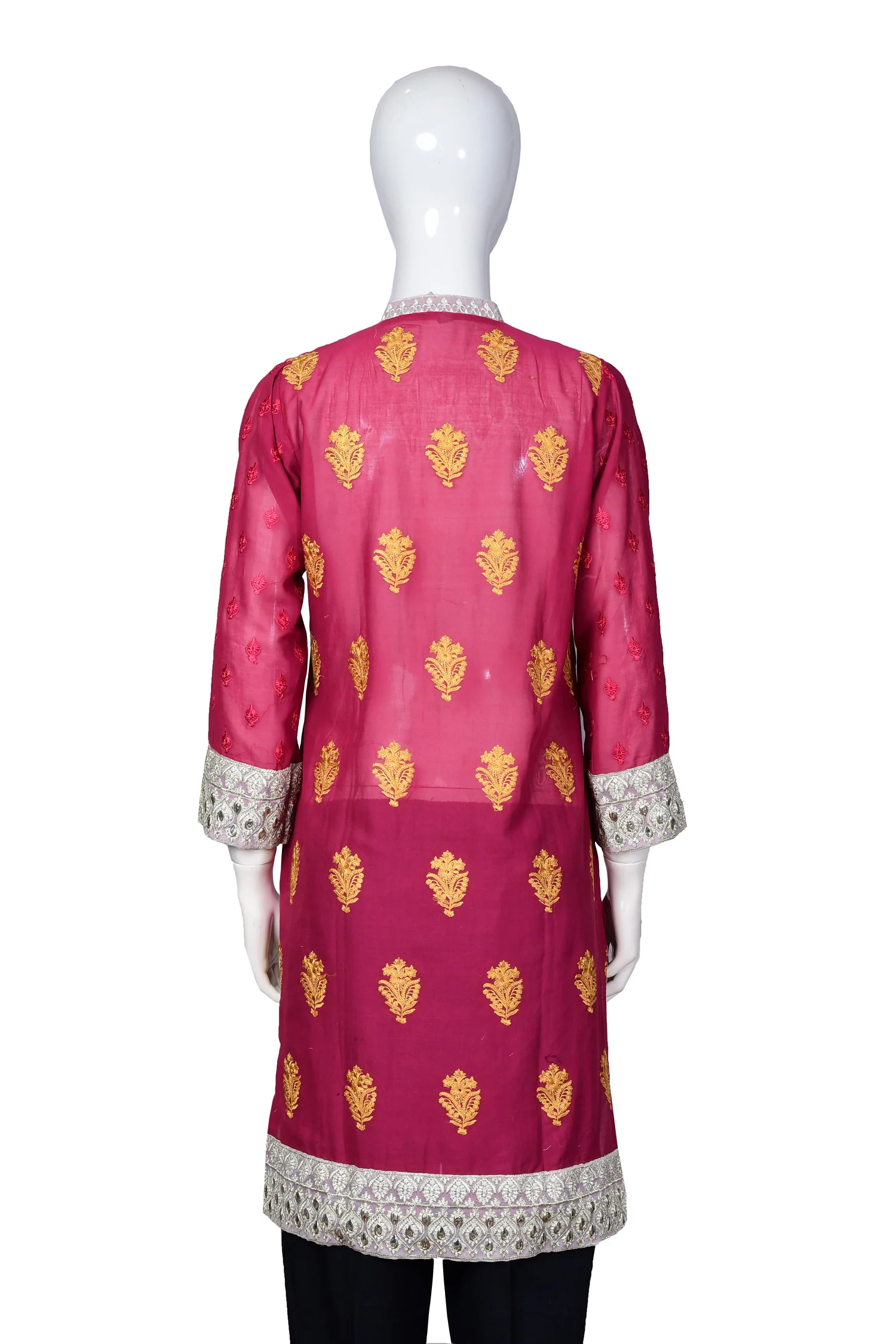 Rosa - Stitched Embroidered Swiss Shirt - Image 3