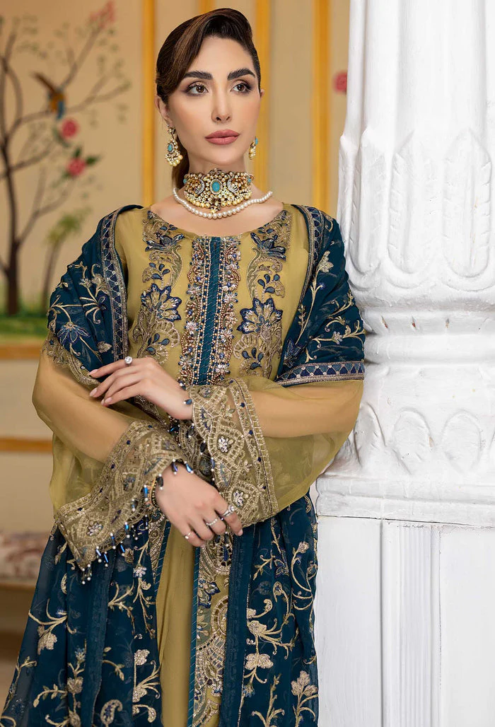 Royal Fusion B - Embroidered Organza Stitched - Image 3