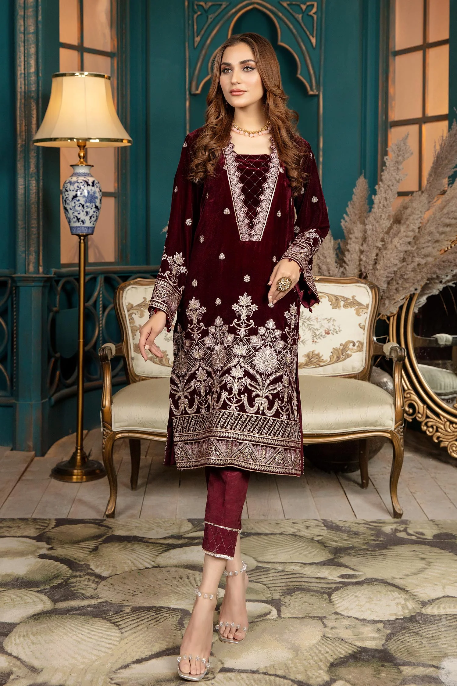 Rubicon - Stitched Embroidered Velvet 2PC