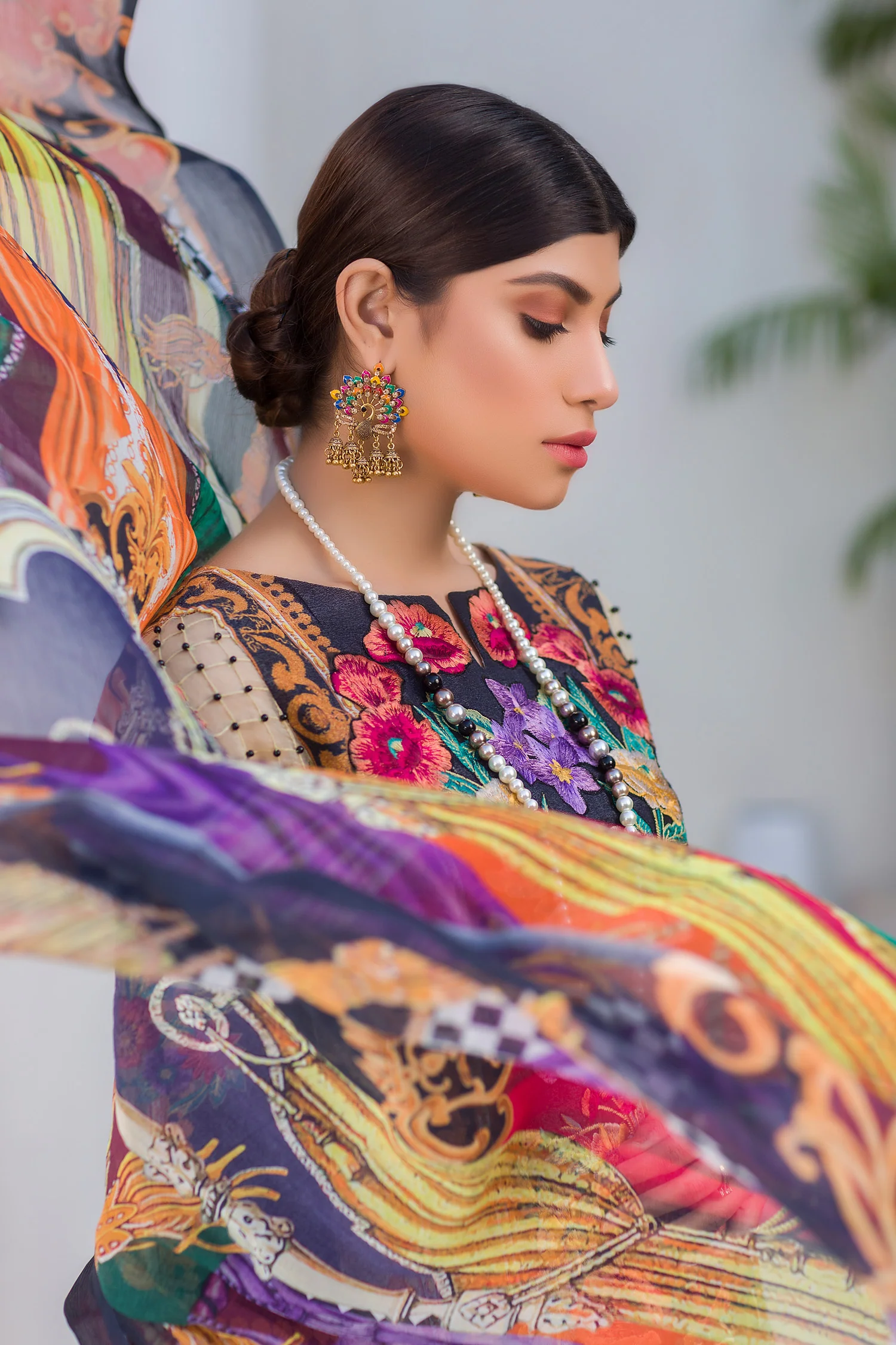 Rumex - Digital Embroidered Lawn Karandi - Image 2