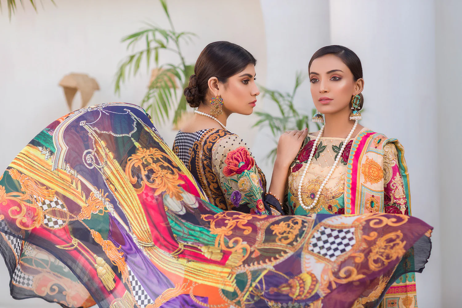 Rumex - Digital Embroidered Lawn Karandi - Image 3