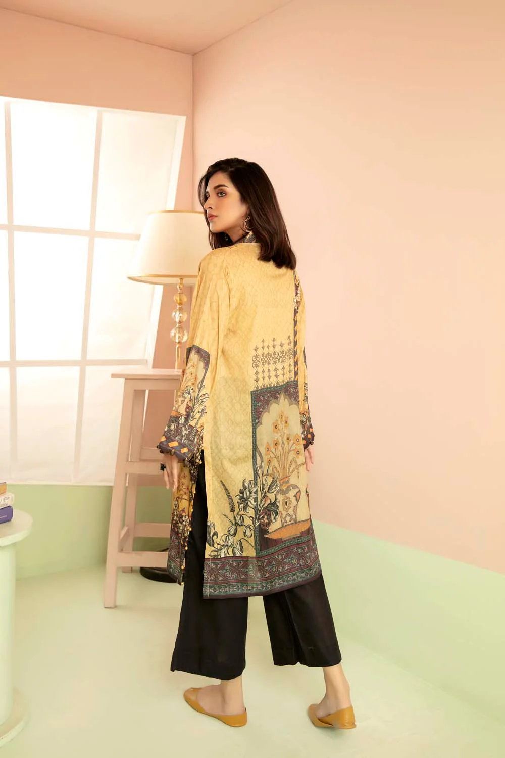 Sand Burn - Printed Stitch Kurti - Image 3