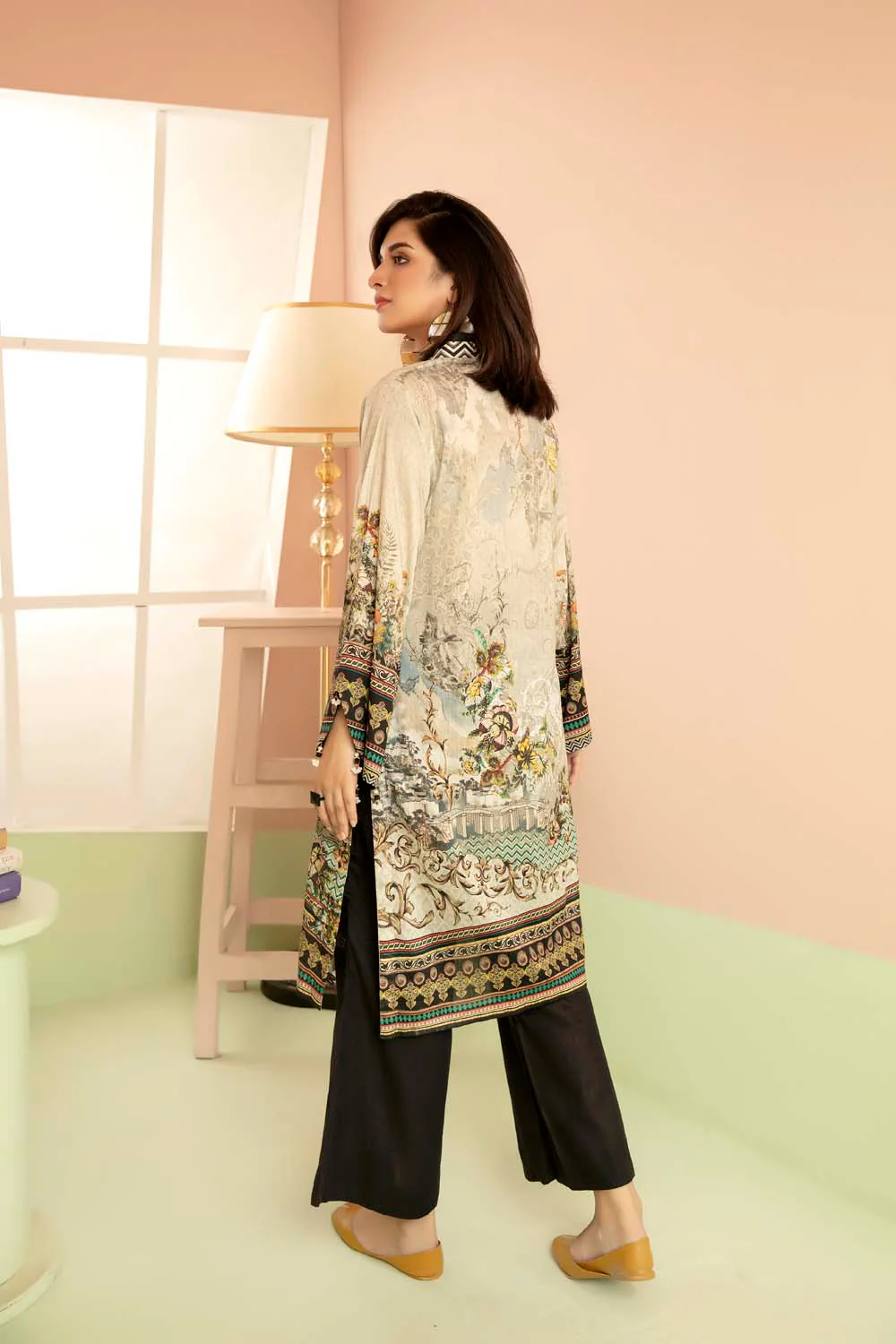 Sarvin - Printed Stitch Kurti - Image 3