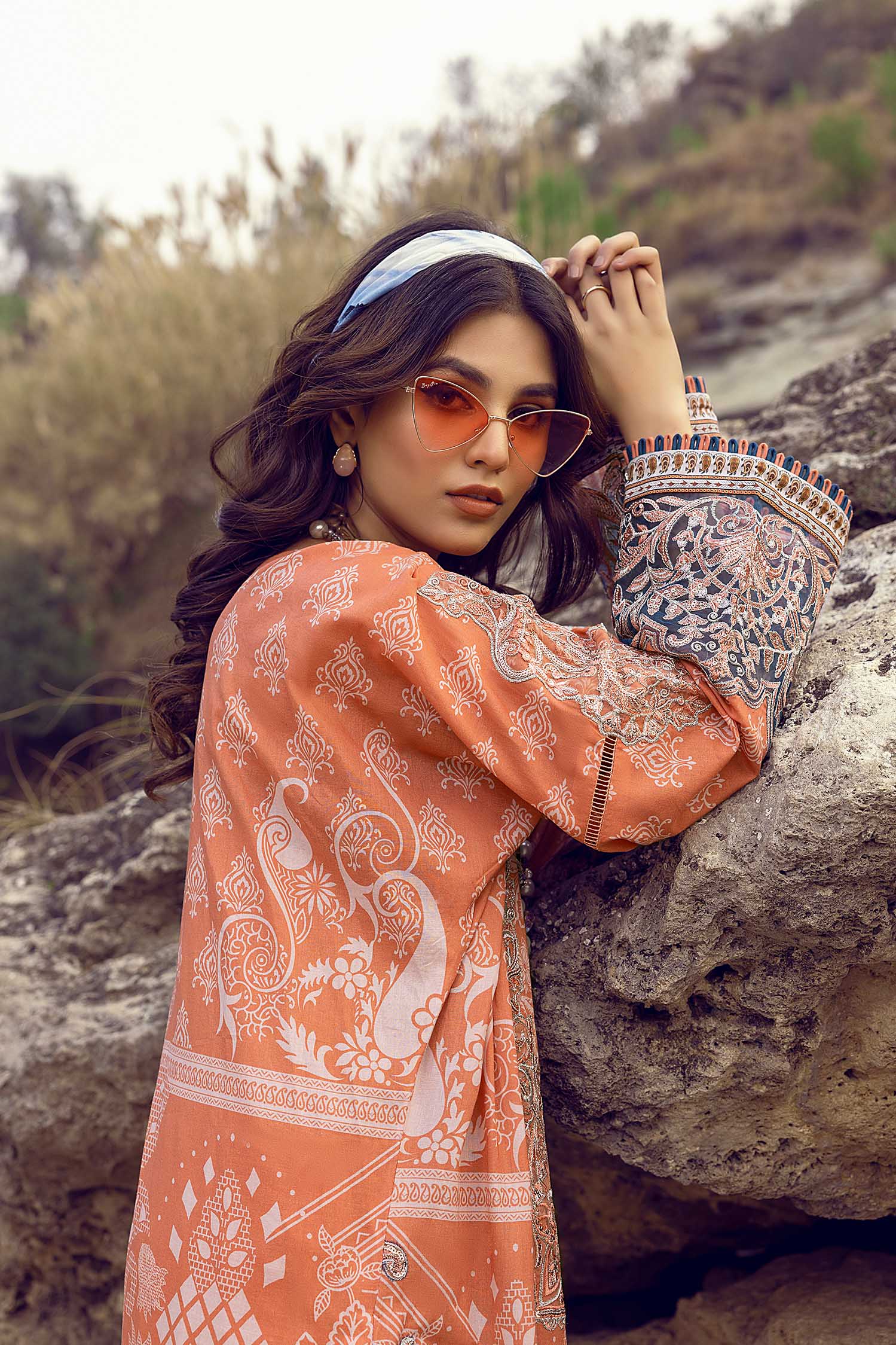 Sepia Skin B - Exclusive Unstitch Lawn - Image 2