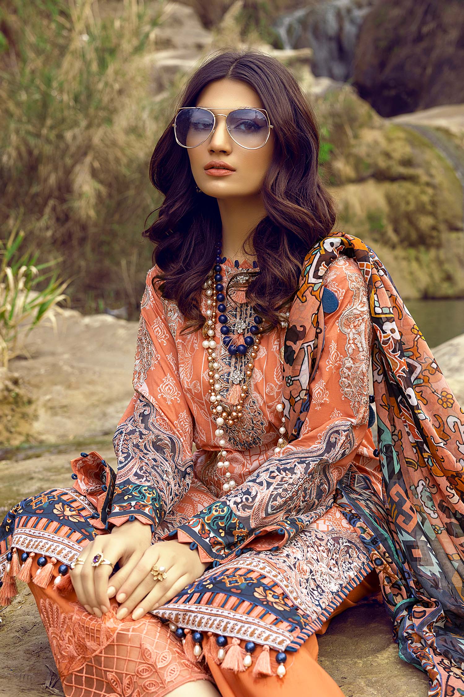 Sepia Skin - Exclusive Unstitch Lawn - Image 3