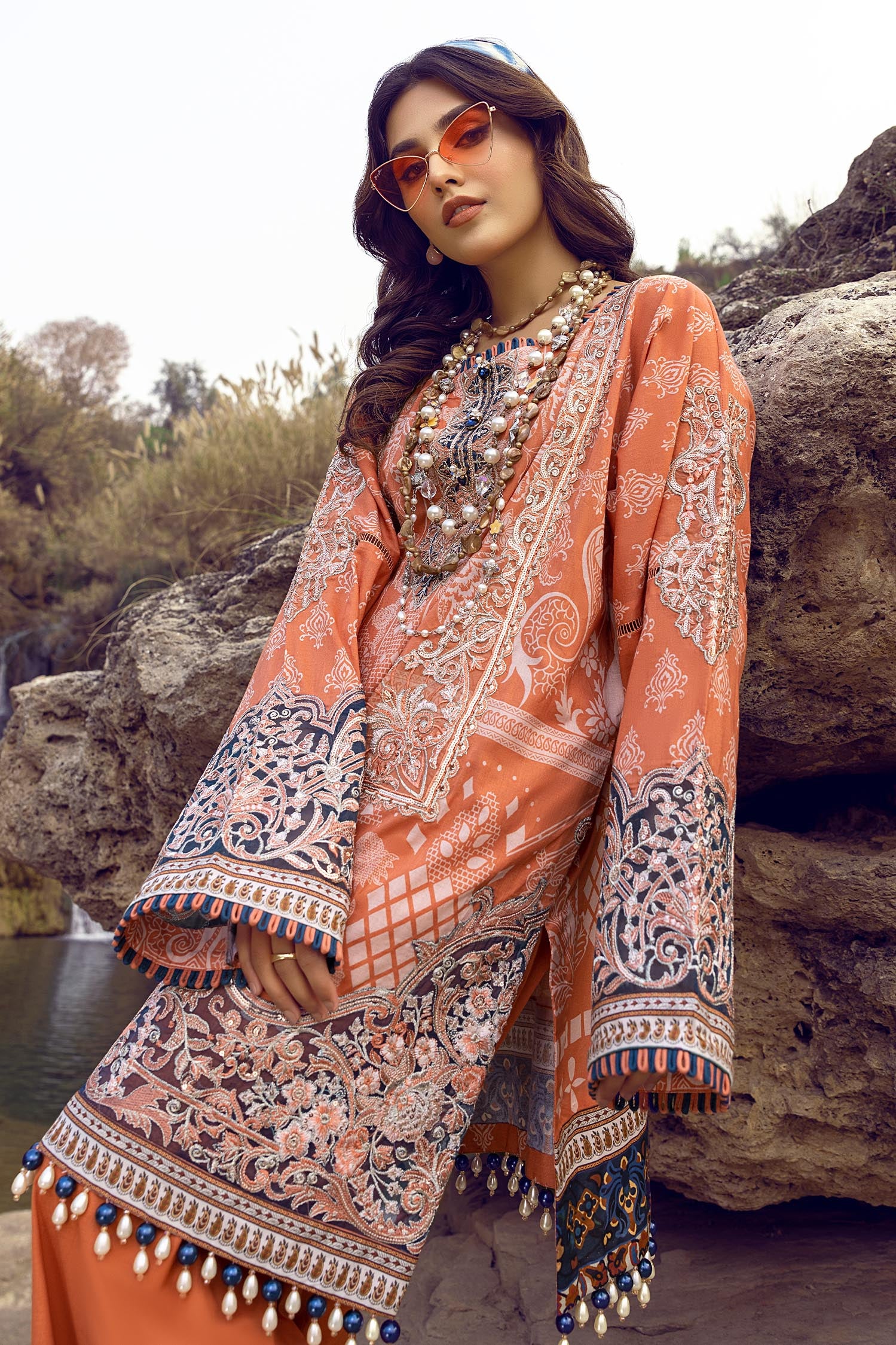 Sepia Skin - Exclusive Unstitch Lawn - Image 5