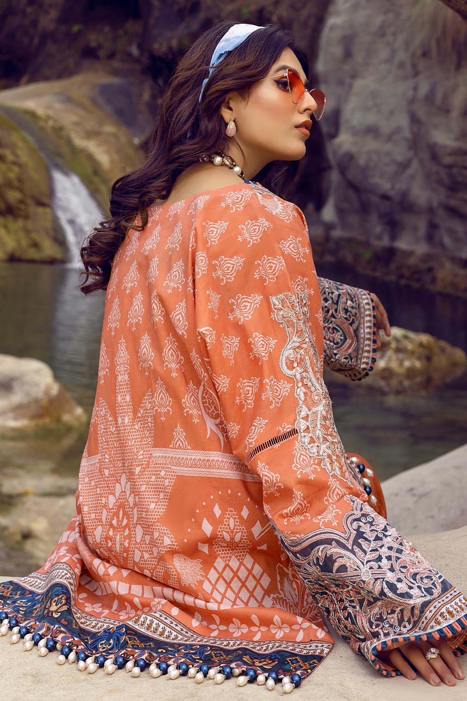 Sepia Skin - Exclusive Unstitch Lawn - Image 7