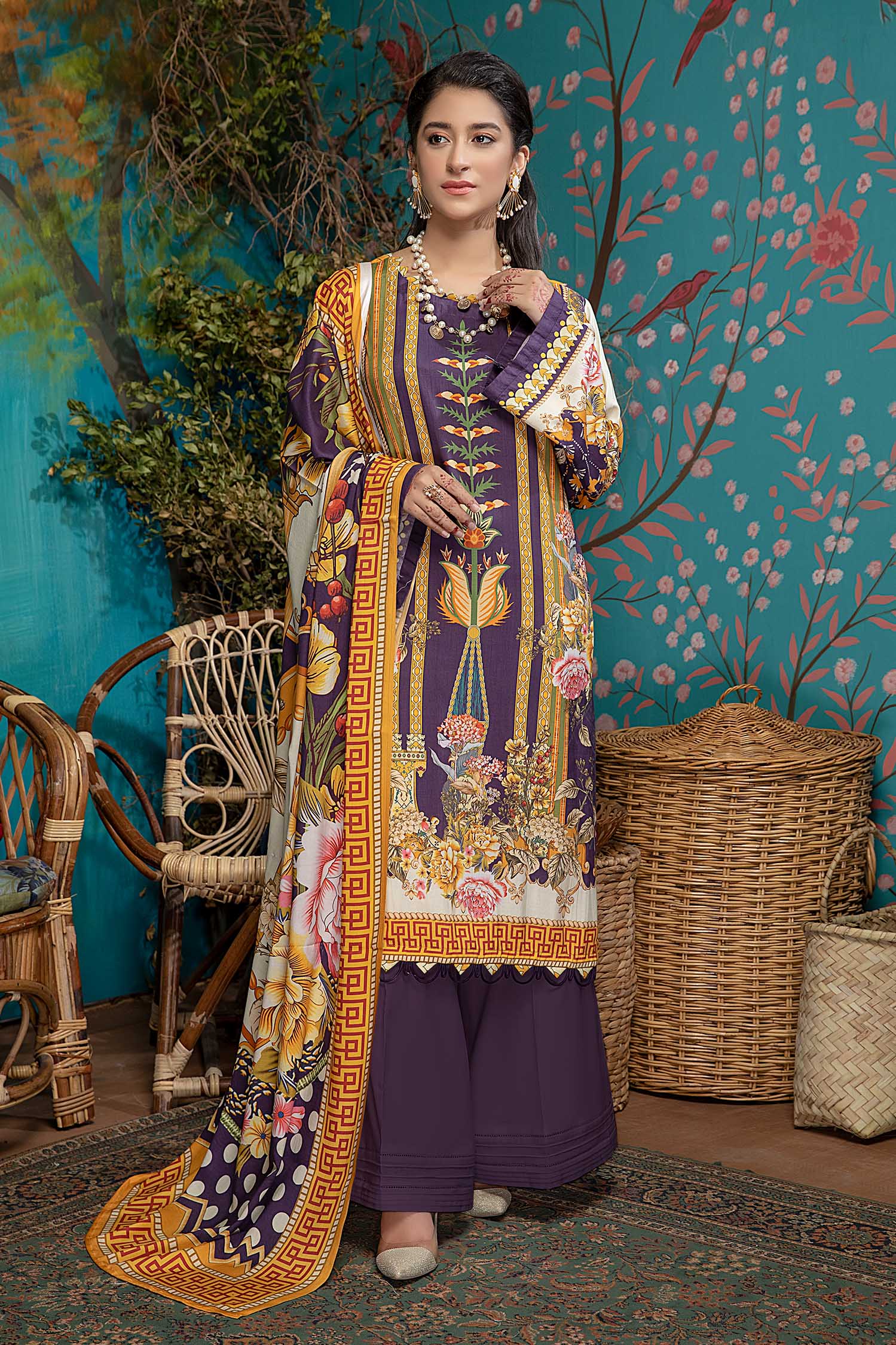 Silas - Digital Printed Linen - Image 3