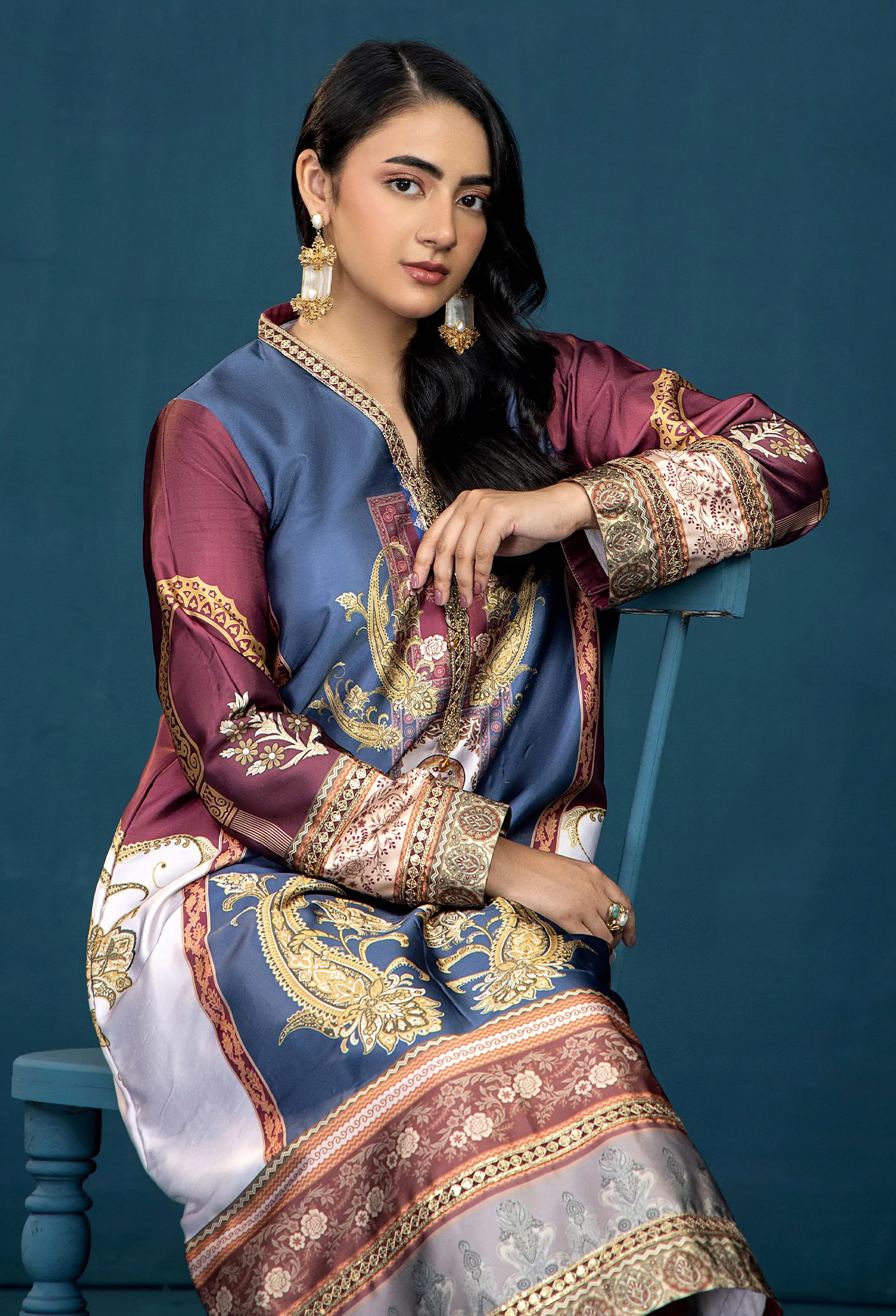 SILK SHIRT-1PC  7624 - Image 4