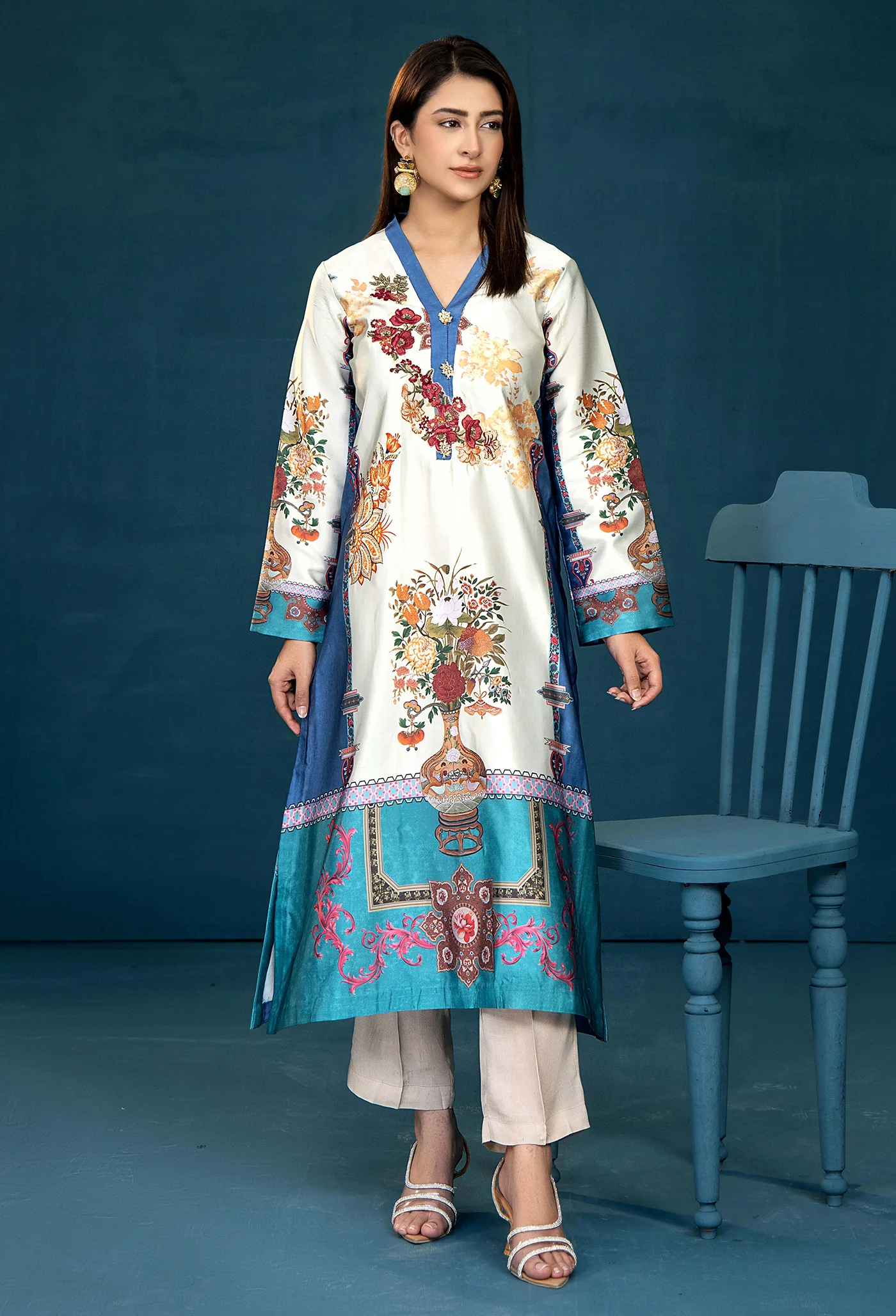 SILK SHIRT-1PC  7625 - Image 3