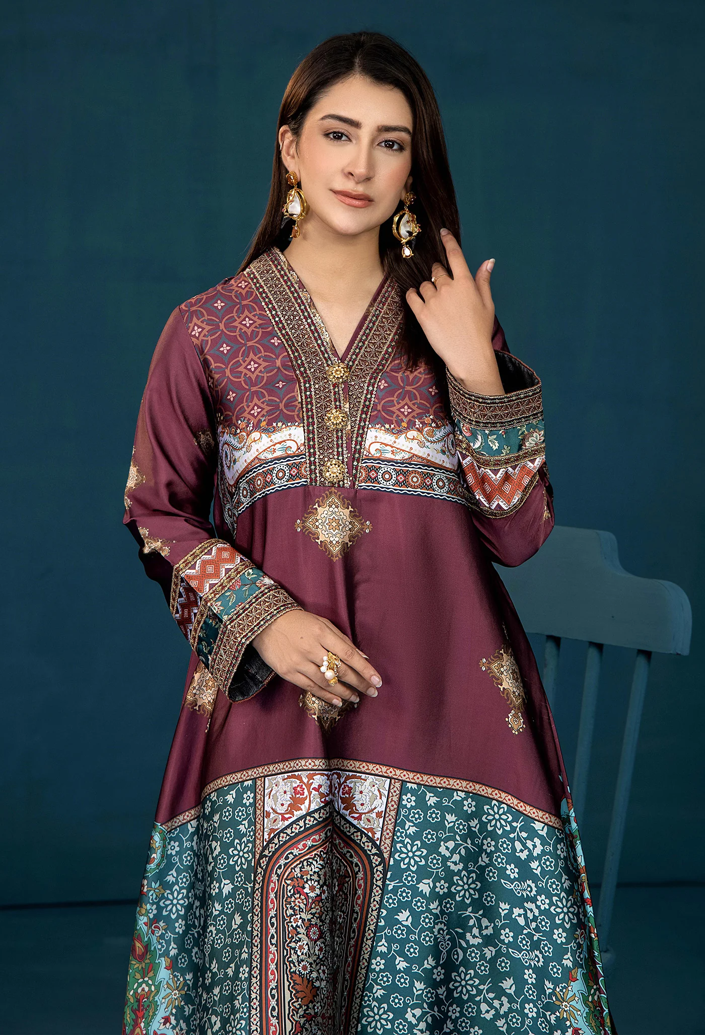 SILK SHIRT-1PC  7626 - Image 2