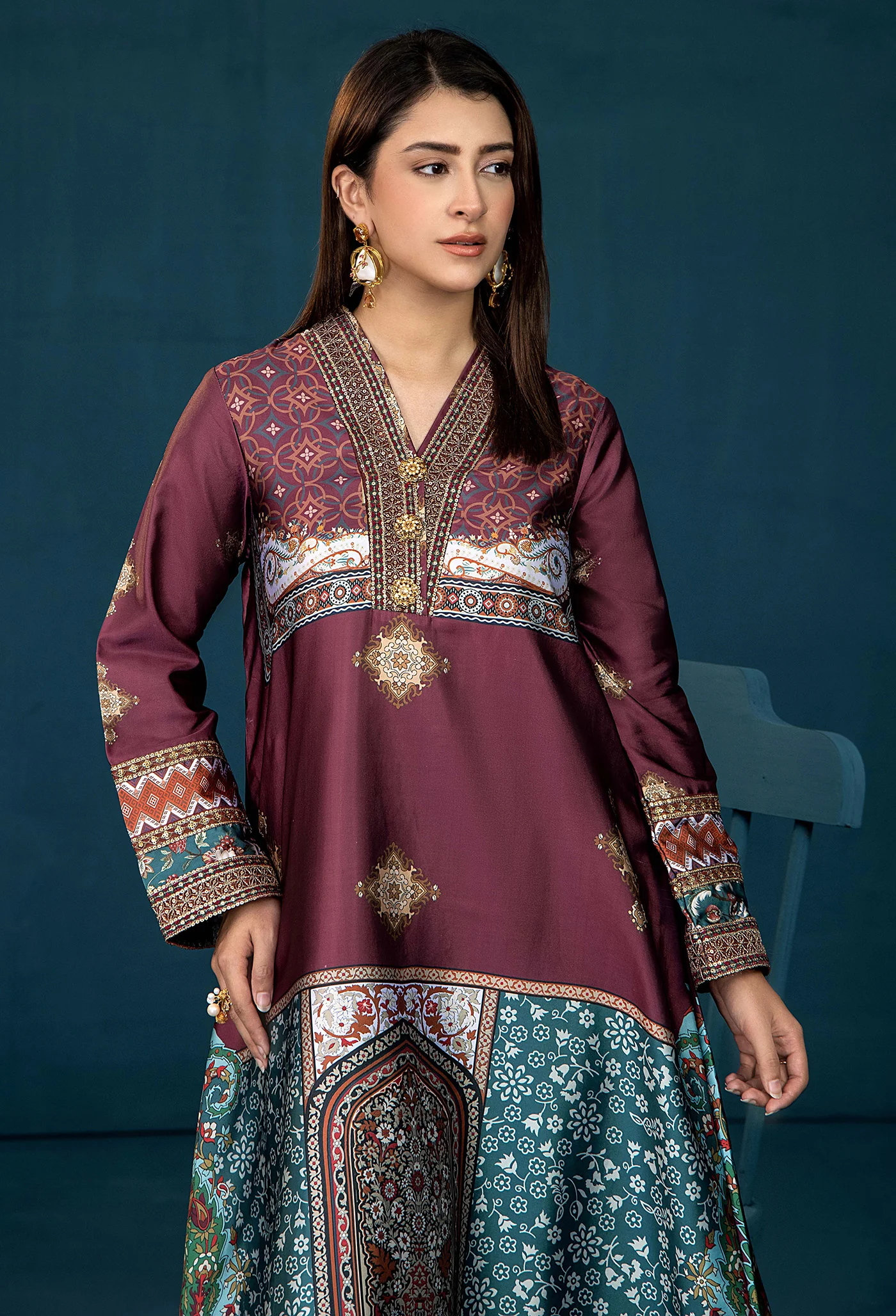 SILK SHIRT-1PC  7626 - Image 4