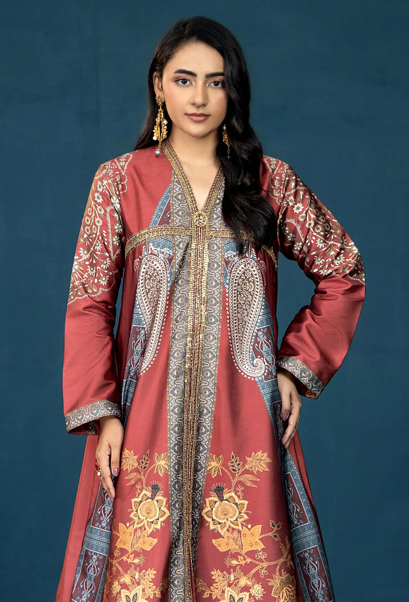 SILK SHIRT-1PC  7627 - Image 3