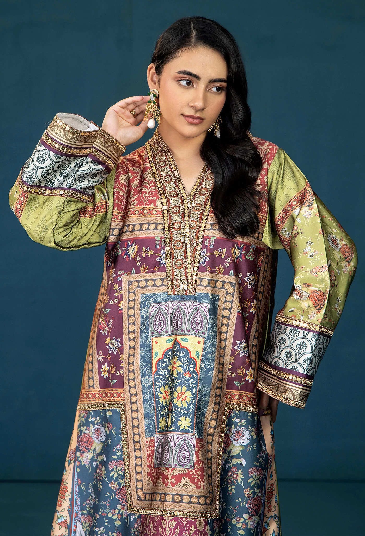 SILK SHIRT-1PC  7628 - Image 2