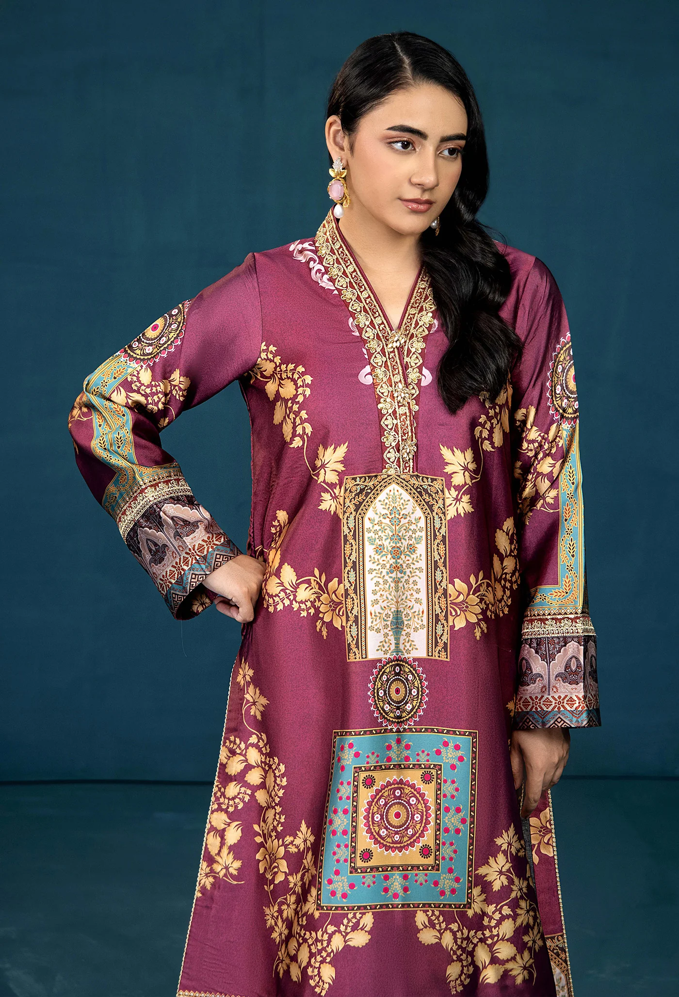 SILK SHIRT-1PC  7629 - Image 3
